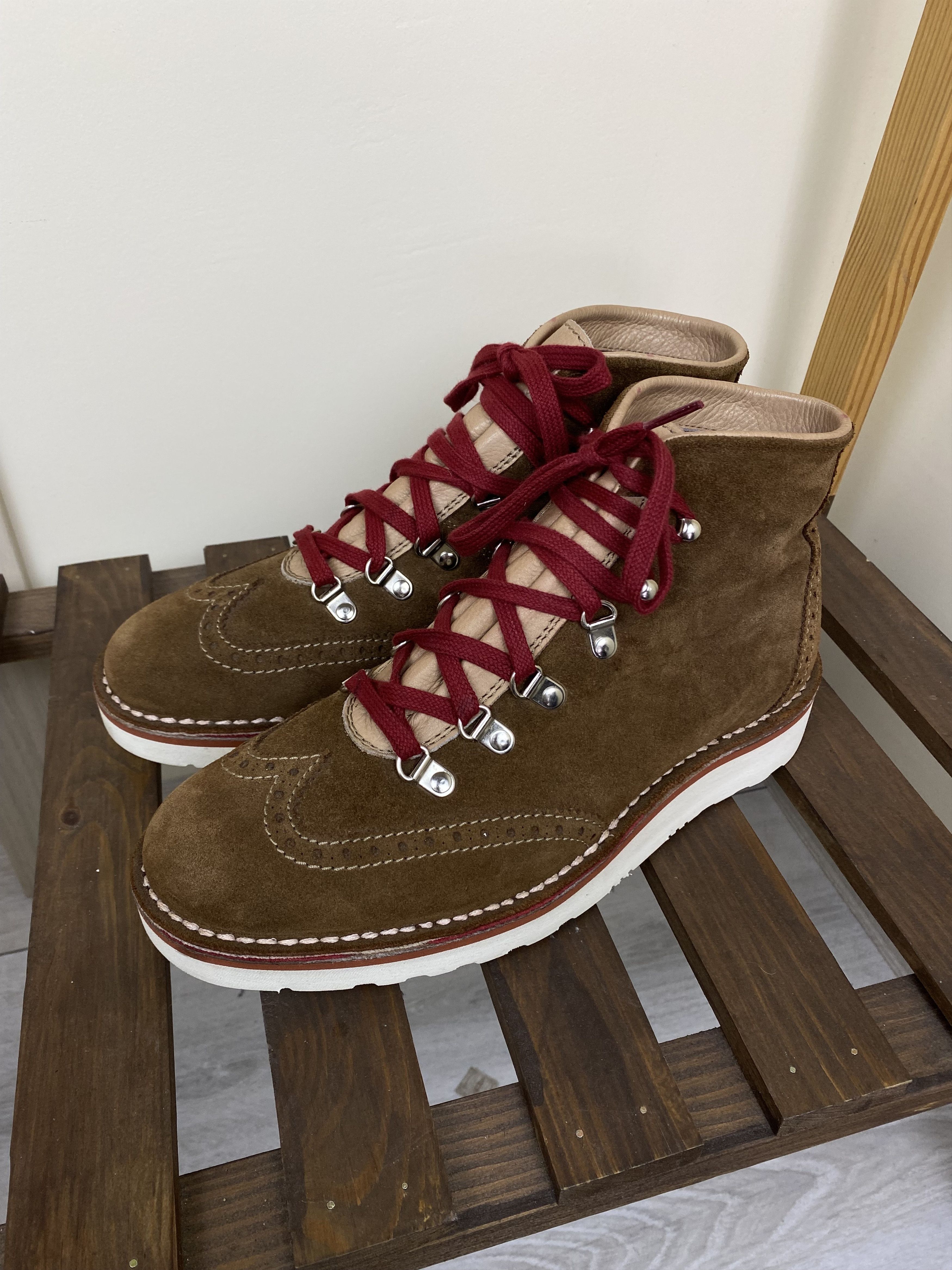 Baldessarini Baldessarini Boots tan Leather Brogues desert extra light Size US 9 / EU 42 - 4 Thumbnail