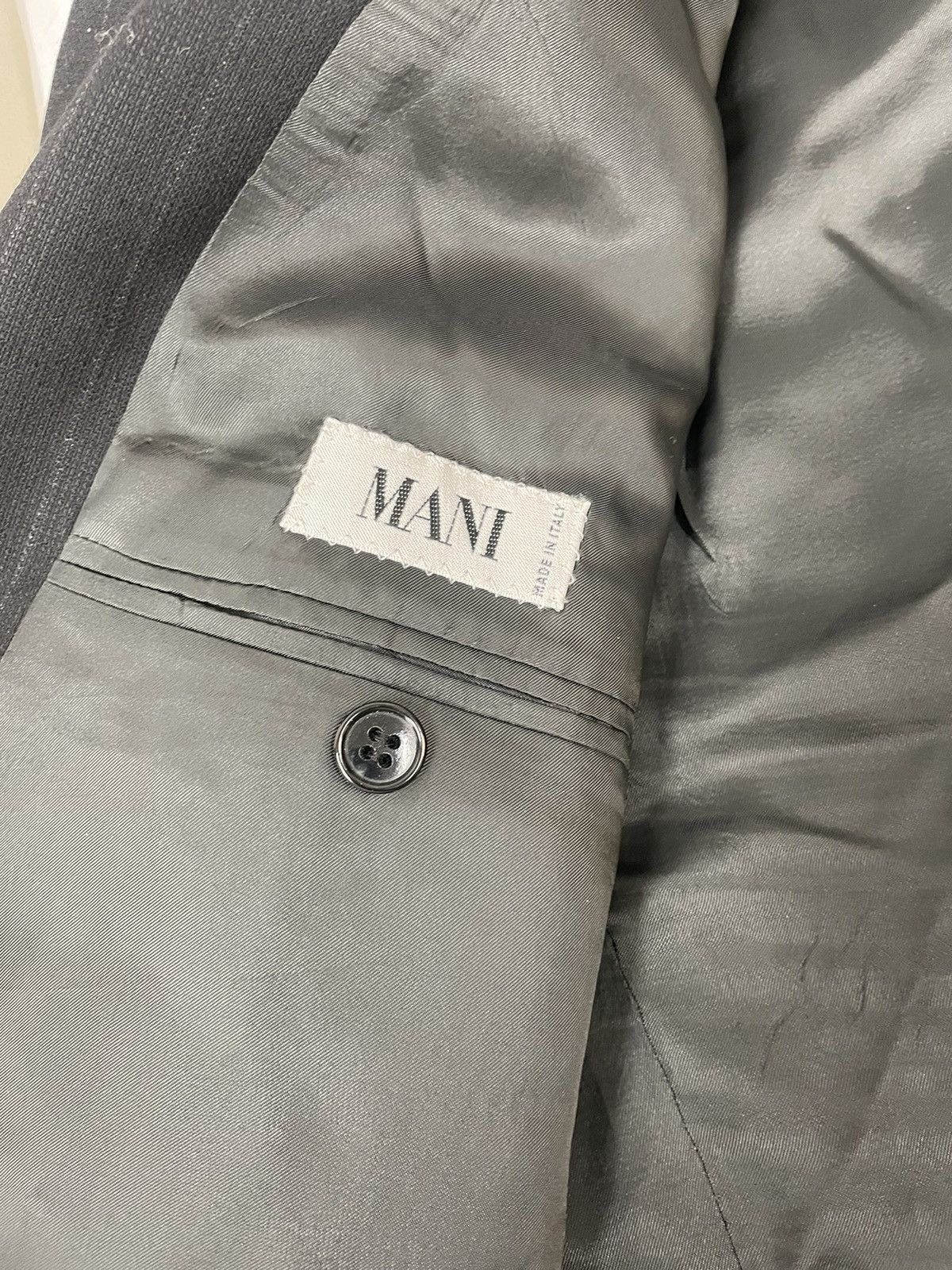 Giorgio Armani × Vintage Pinstripe Wool Suit Size 46R - 13 Thumbnail