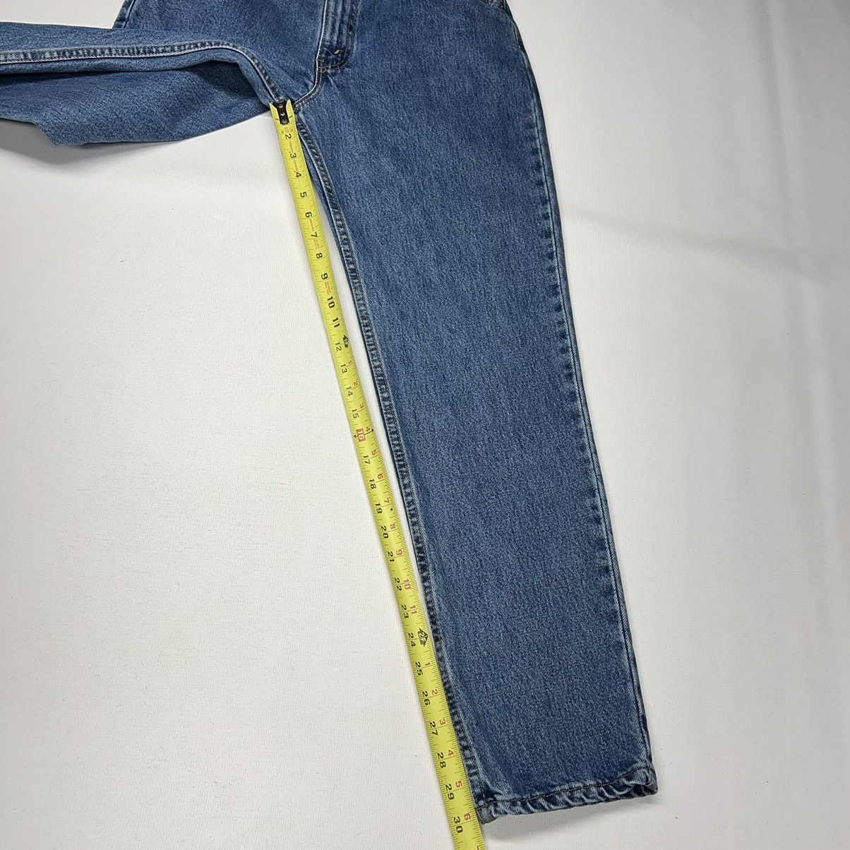 Levi's × Vintage VTG Levis Jeans 512 Blue Slim Taper Faded Washed Denim Size US 36 / EU 52 - 14 Thumbnail
