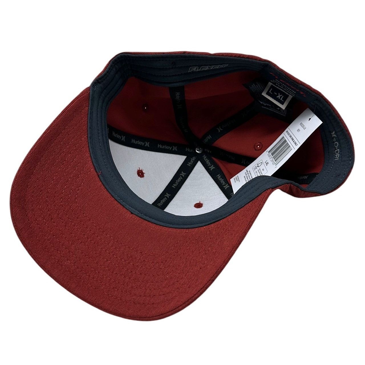 Hurley Hurley Dri-FIT One and Only Flex Fit Hat Cap in Dark Red Size ONE SIZE - 3 Thumbnail