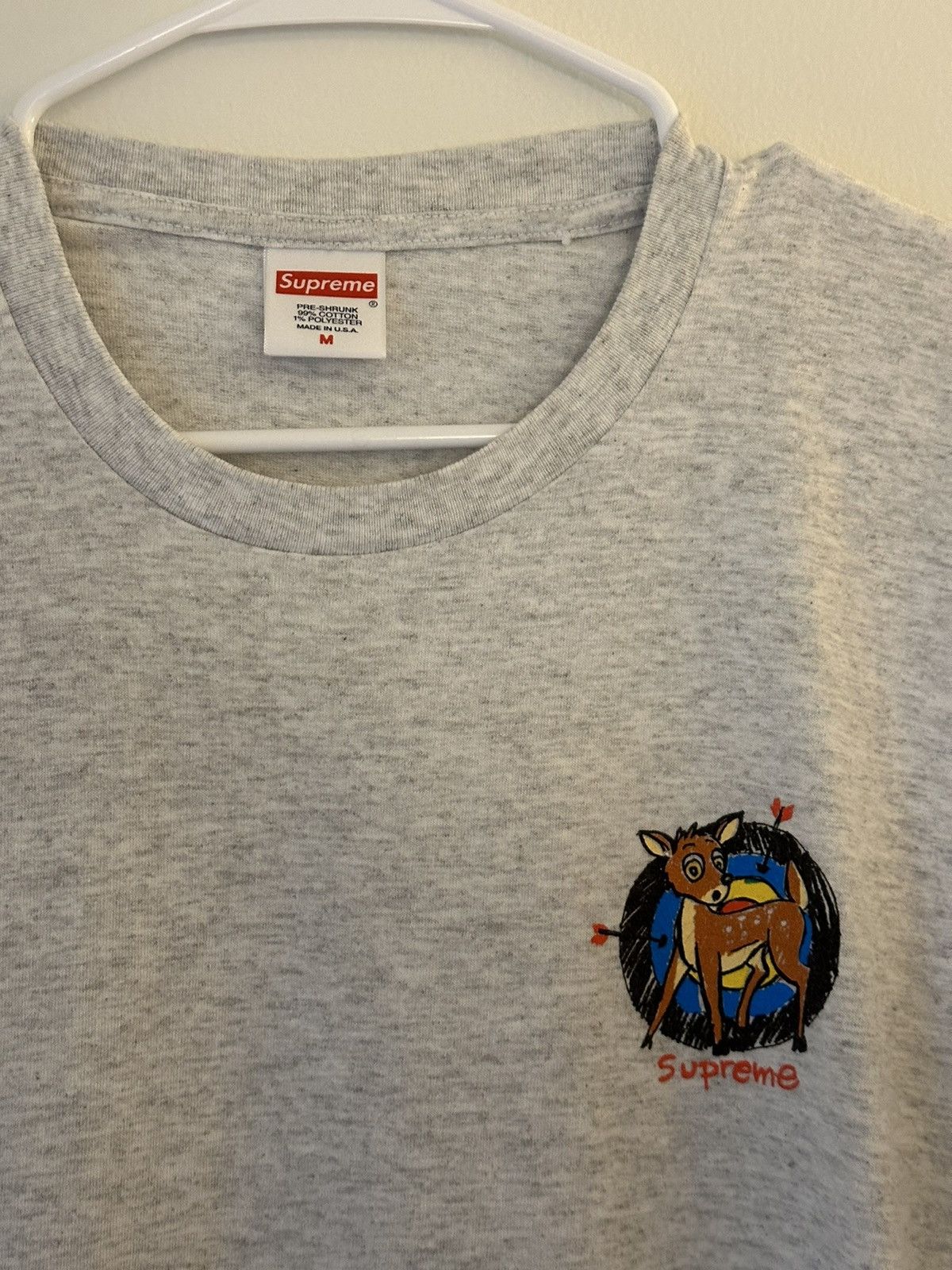 Supreme Supreme Deer Tee Size US M / EU 48-50 / 2 - 4 Thumbnail
