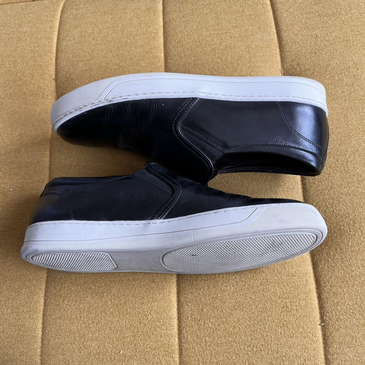 Bruno Magli Bruno Magli Wimpy Handmade Italian Leather Sneakers Black Size US 10.5 / EU 43-44 - 6 Thumbnail