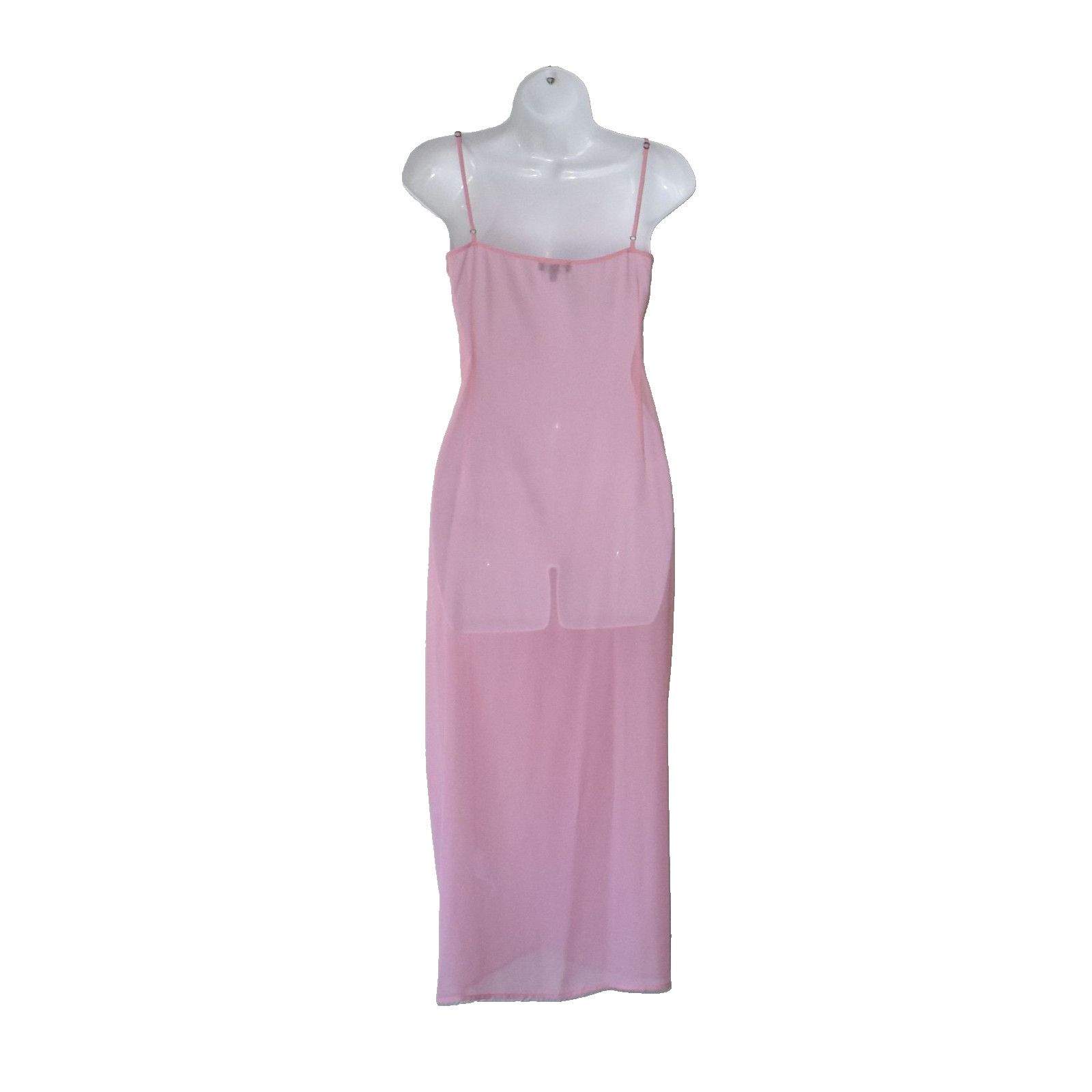 Emporio Armani EMPORIO ARMANI Pink Spaghetti Straps Slip Dress Size 48 Size XL / US 12-14 / IT 48-50 - 3 Thumbnail