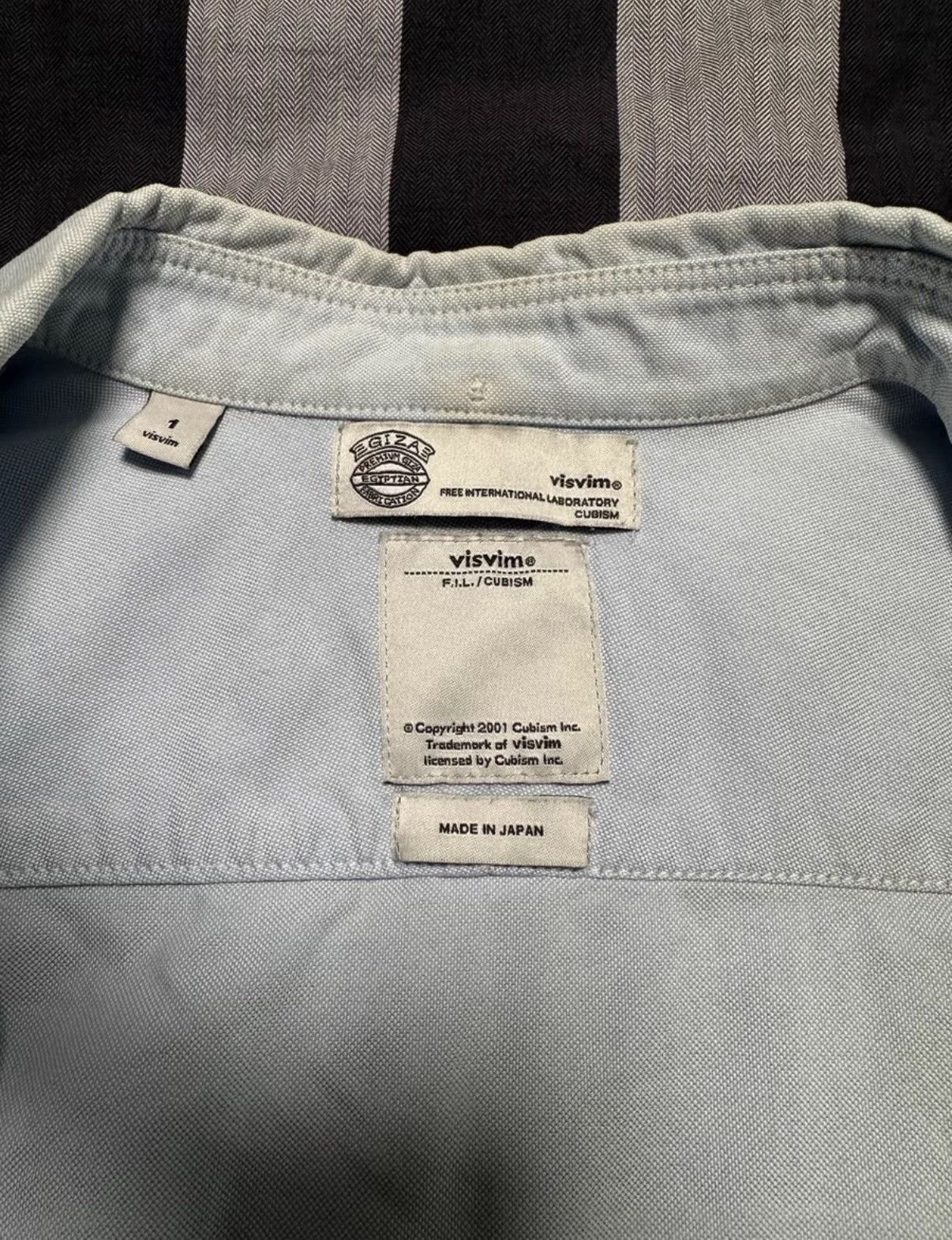 Visvim Visvim Drop Sleeve Shirt – Blue Size US S / EU 44-46 / 1 - 2 Thumbnail