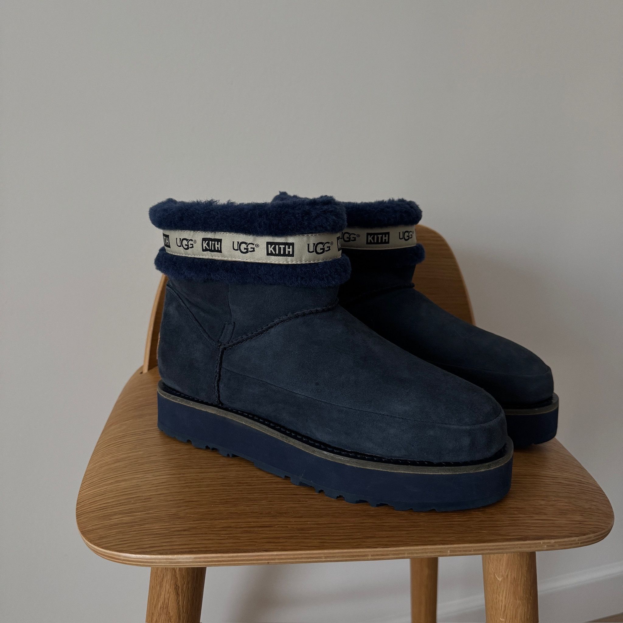 Kith Kith UGG Boots Navy Vibram Sole Rare Size US 6.5 / EU 39-40 - 1 Thumbnail