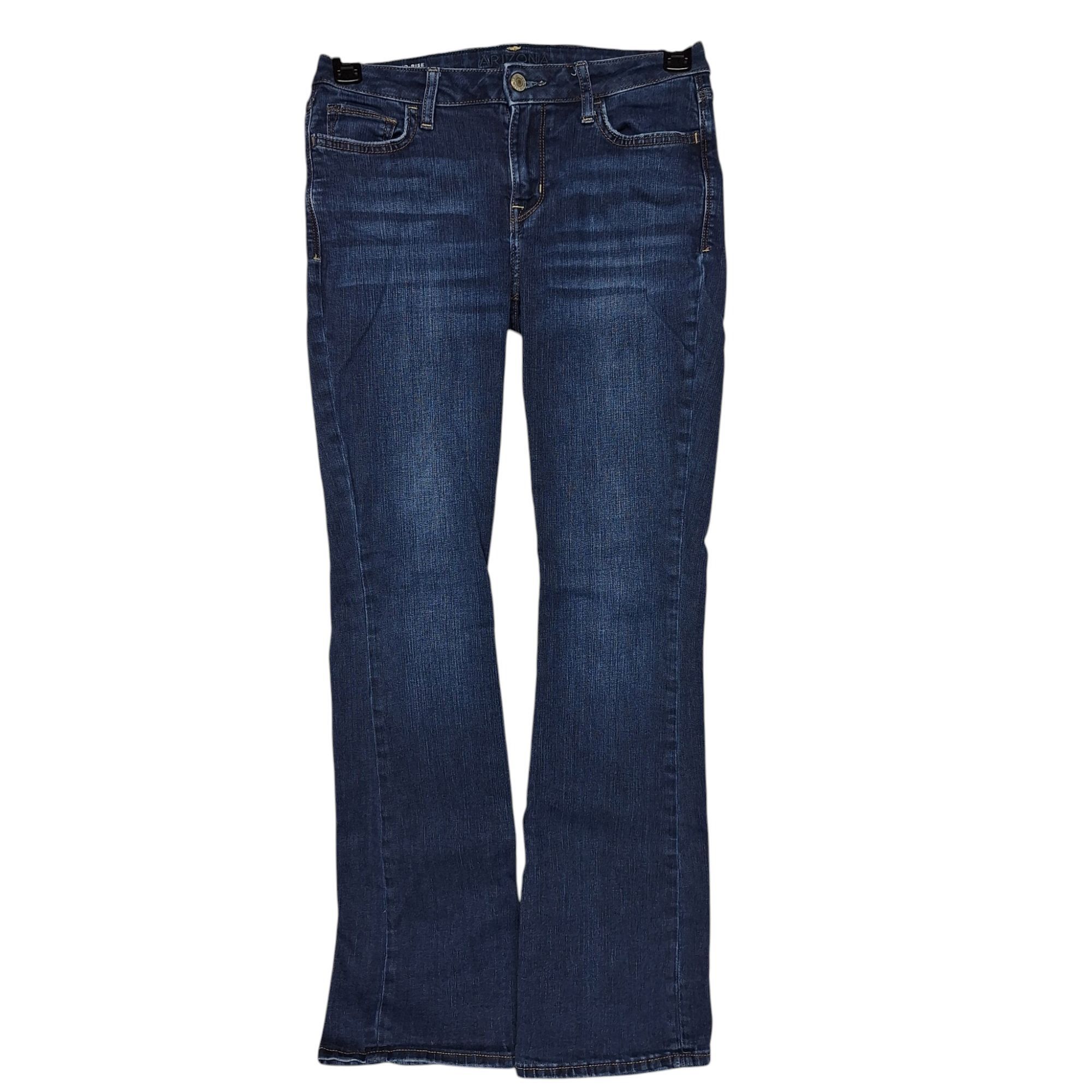 Arizona Jean Co. Arizona Jean Co Mid Rise Bootcut Jeans Dark Wash Indigo Deni Size 29" - 2 Thumbnail