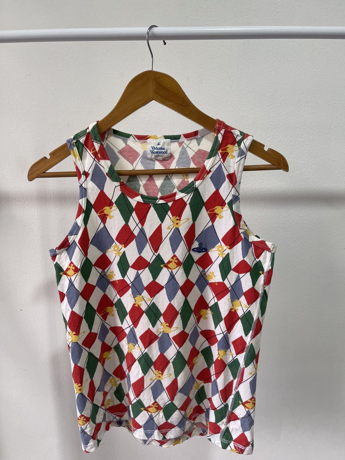 Vivienne Westwood Vivienne Westwood Fullpriny Orb Tank Top Size US S / EU 44-46 / 1 - 3 Thumbnail