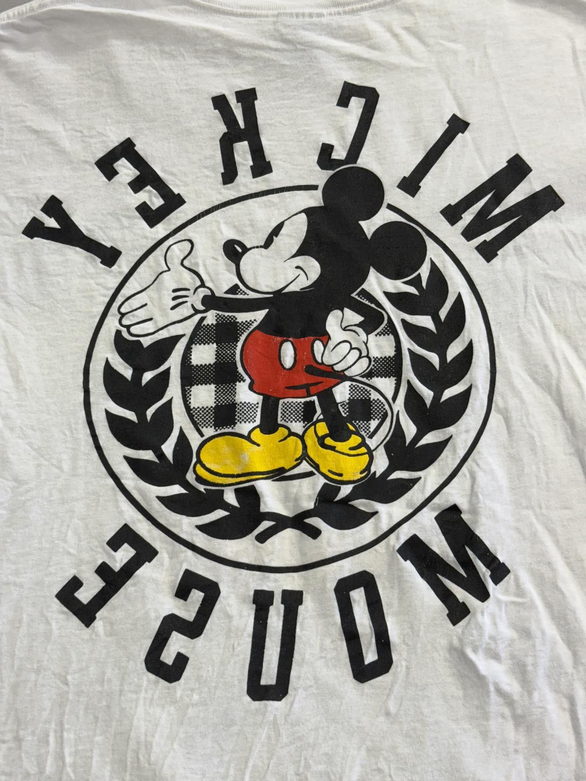 Delta Vintage Mickey Mouse College T-shirt Breakthrough Handshake Size US XL / EU 56 / 4 - 6 Thumbnail