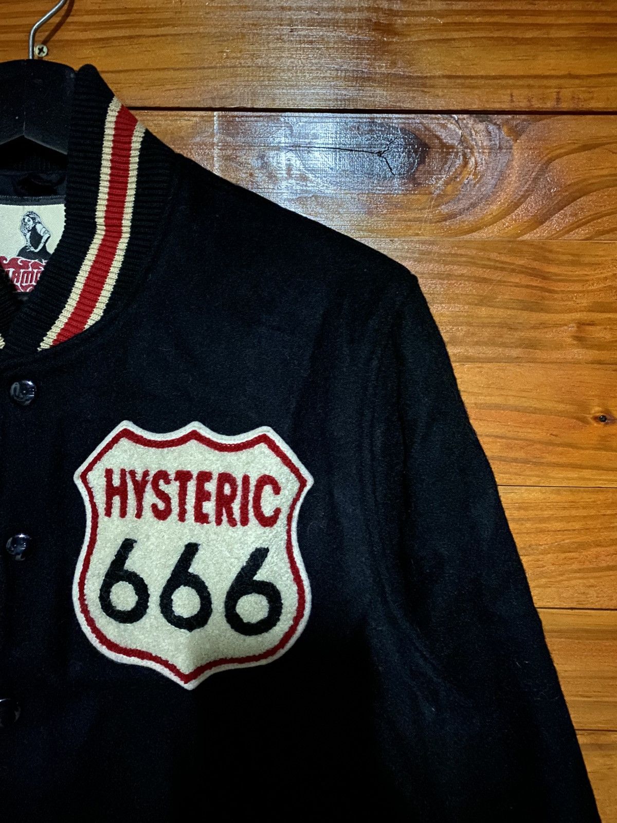 Hysteric Glamour Hysteric Glamour “Hysteric 666” Varsity Jacket Embroidered Size US M / EU 48-50 / 2 - 6 Thumbnail