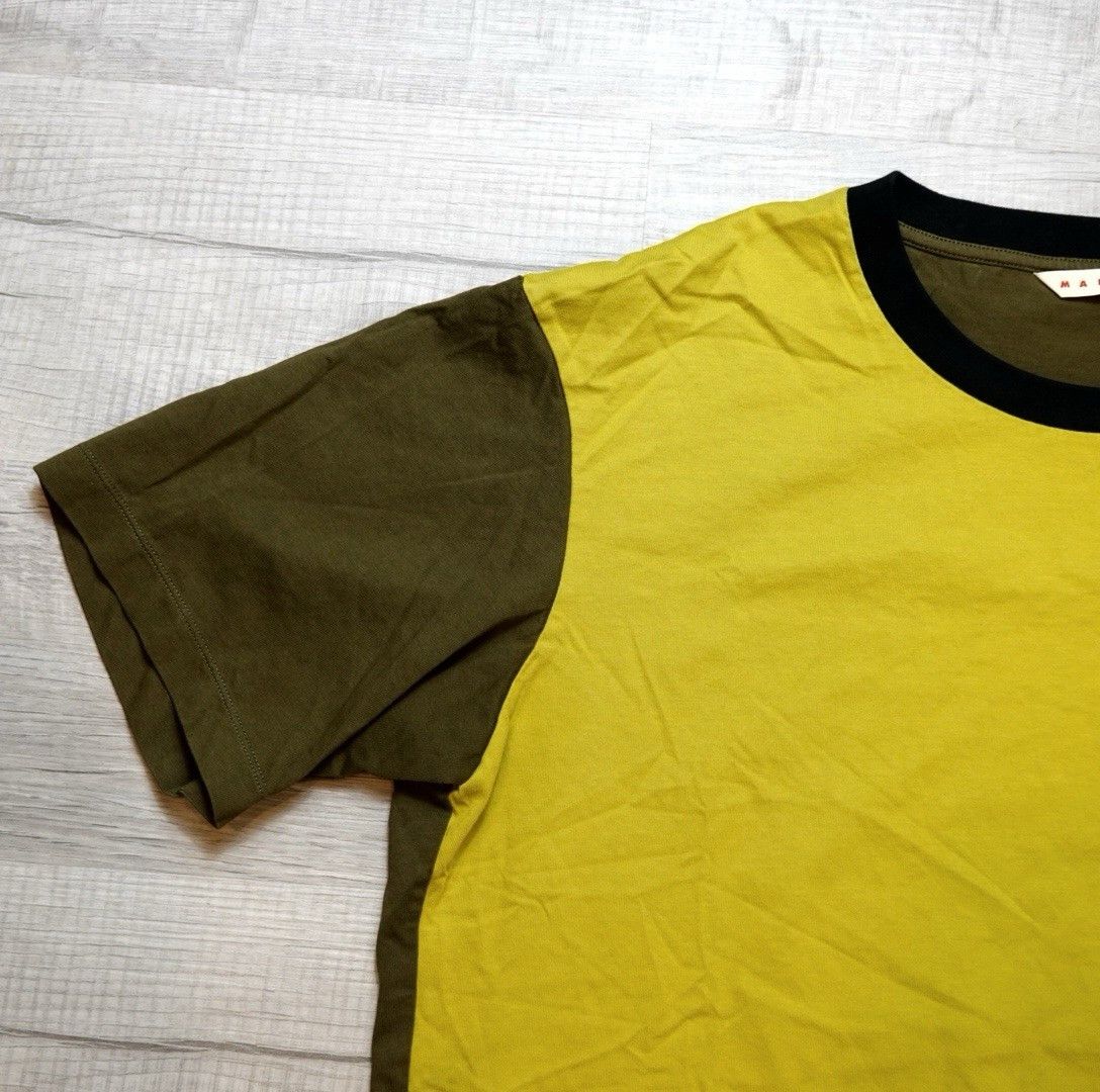 Marni MARNI x UNIQLO Olive Green Crewneck Tee T-Shirt Mens Large Size US L / EU 52-54 / 3 - 6 Thumbnail
