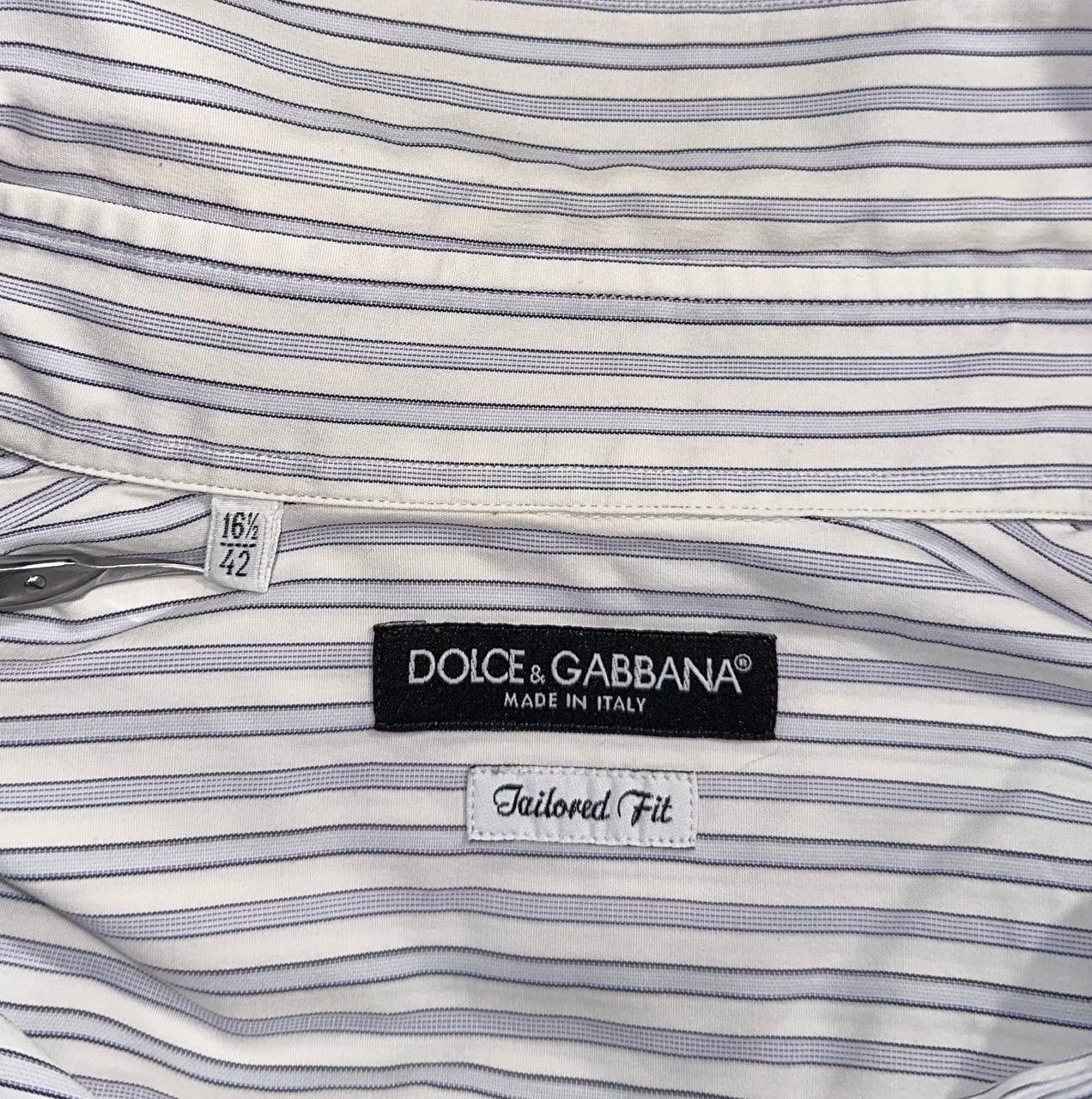 Dolce & Gabbana × Vintage Dolce Gabbana Dress Shirt Button up Striped Made In Italy Size US L / EU 52-54 / 3 - 7 Thumbnail