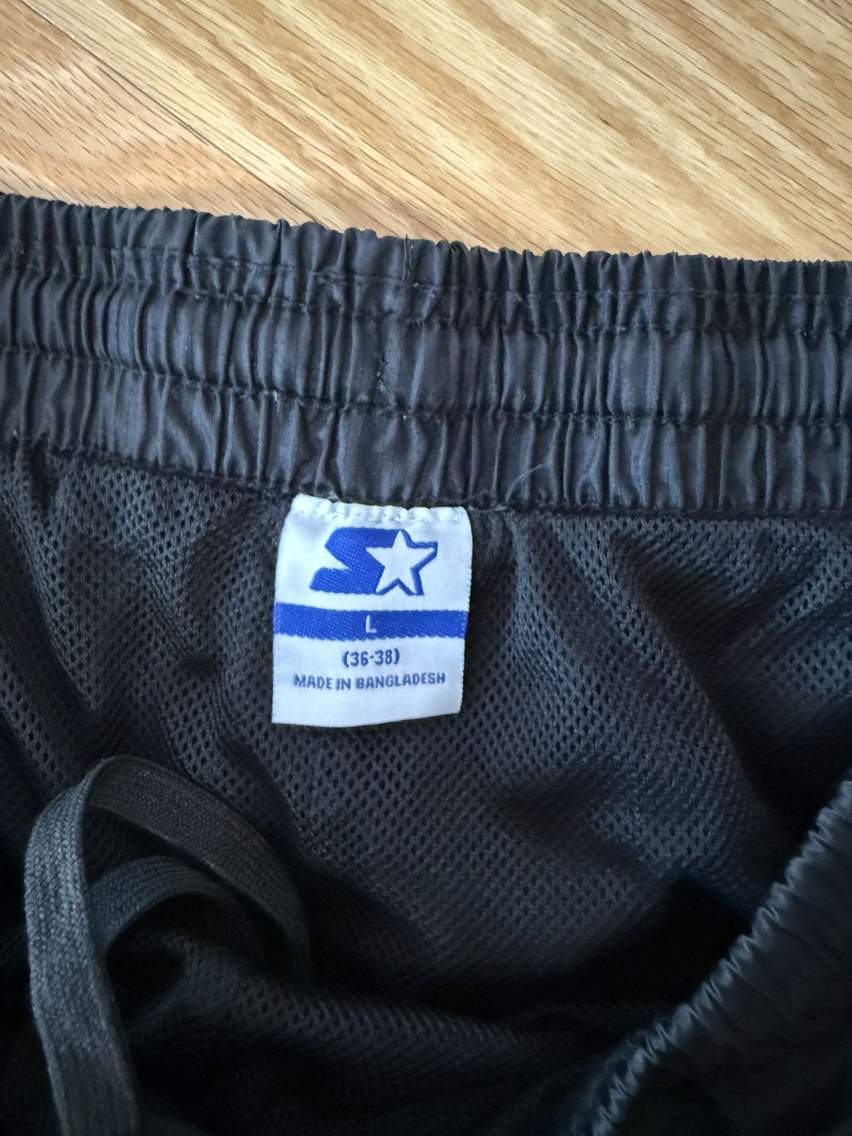 Starter Starter Black Track Baggy Pants Windbreaker Nylon Athletic Size US 32 / EU 48 - 4 Thumbnail