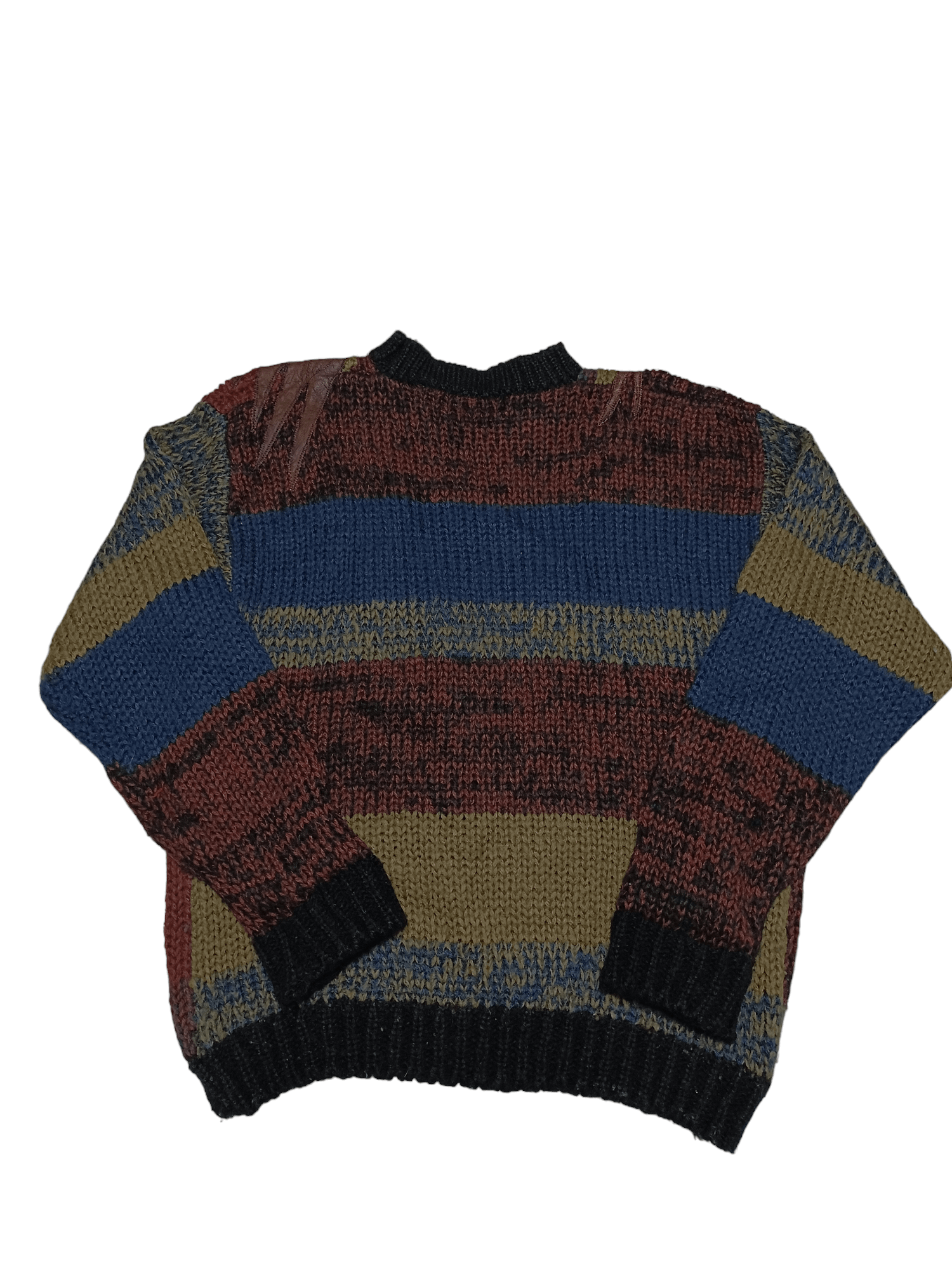 Other FANTASTIC 90S MONTELLO BIG LEATHER EAGLE OVERSIZED SWEATER Size US M / EU 48-50 / 2 - 2 Thumbnail