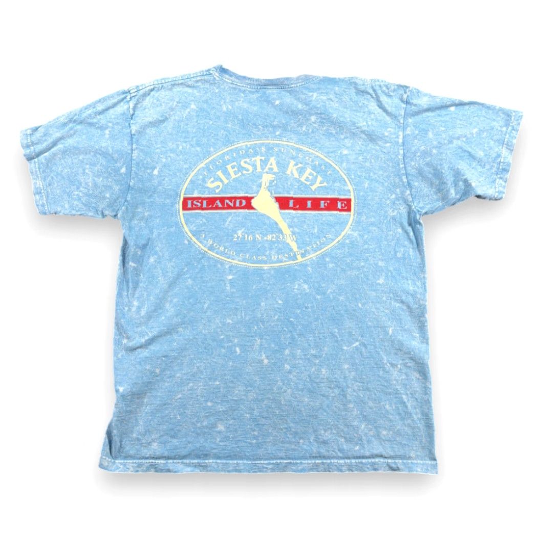Vintage VINTAGE Florida Keys Shirt Adult MEDIUM Blue Acid Wash Siesta Island USA 90s Size US M / EU 48-50 / 2 - 2 Thumbnail
