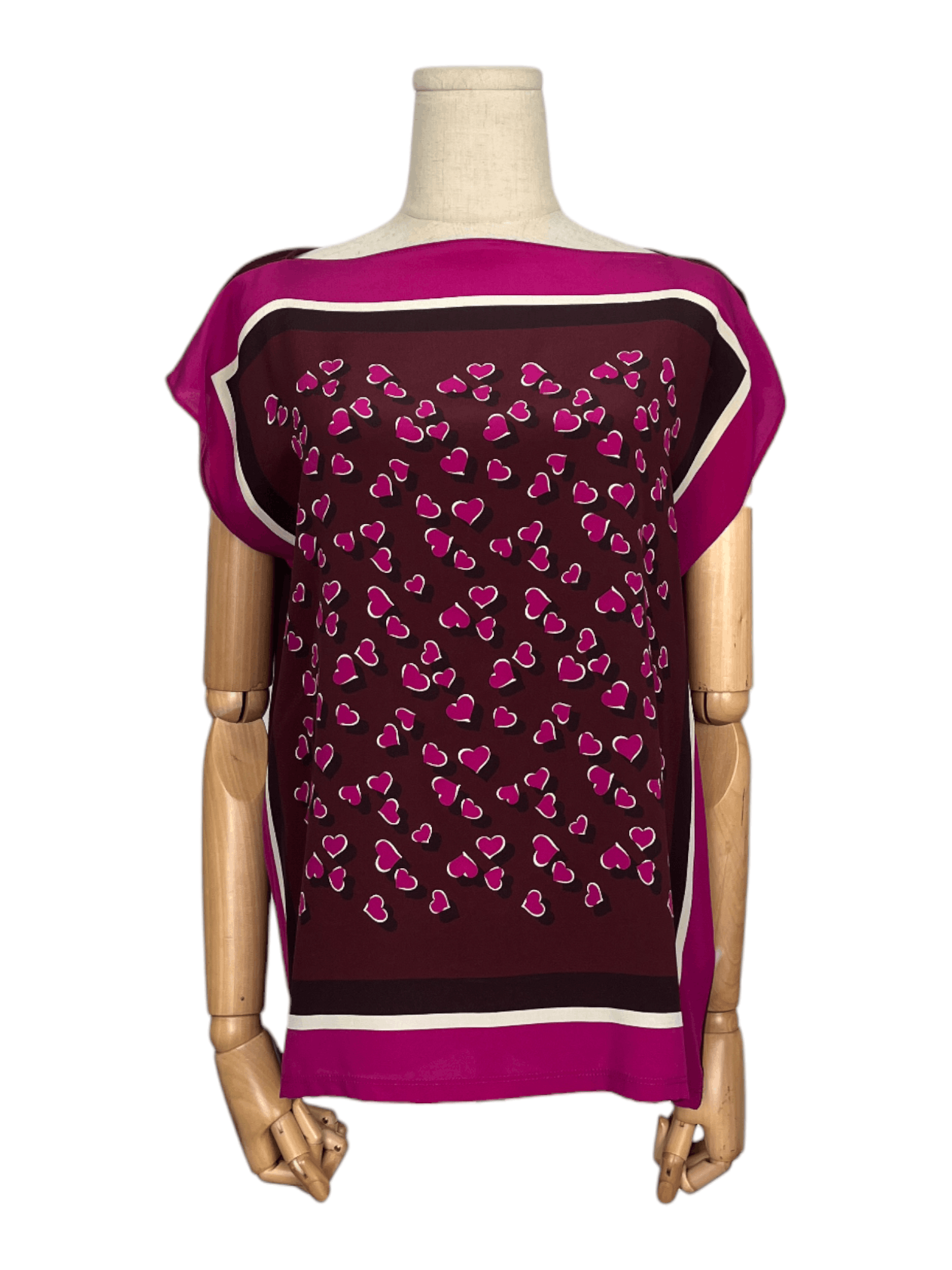 Gucci Purple Silk Sleeveless Top