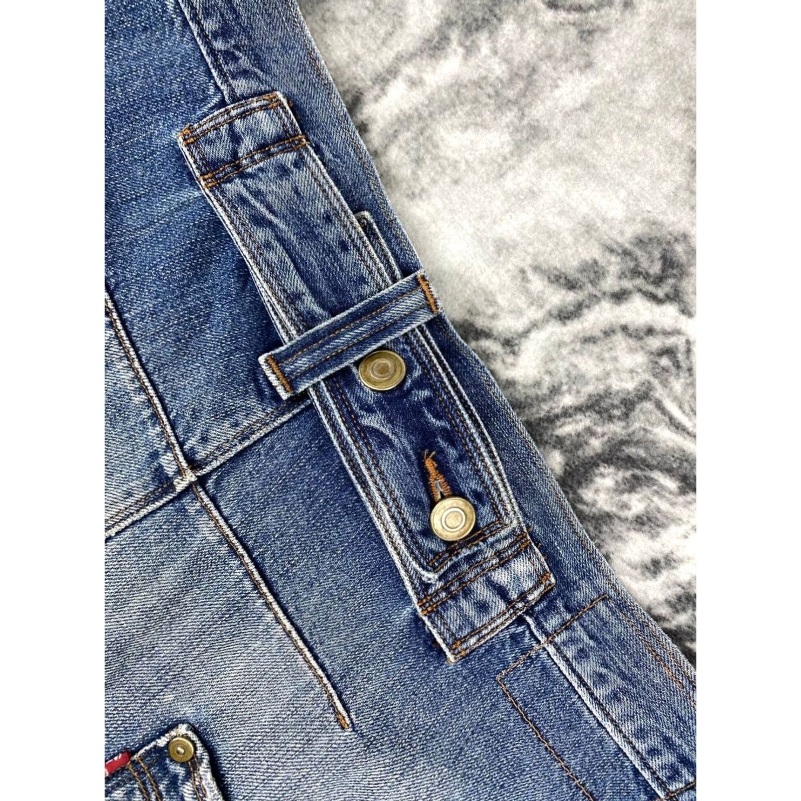 Levi's VINTAGE Levi’s Engineered Twisted Seams Cinch Denim Jeans Men Size 34х34 Blue Size US 34 / EU 50 - 5 Thumbnail