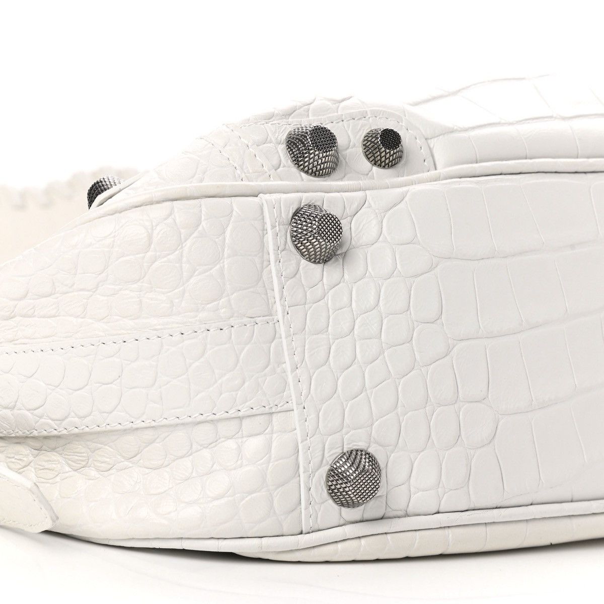 Balenciaga Balenciaga Croc Le Cagole White Shoulder Bag Fall 2021 Size ONE SIZE - 4 Thumbnail