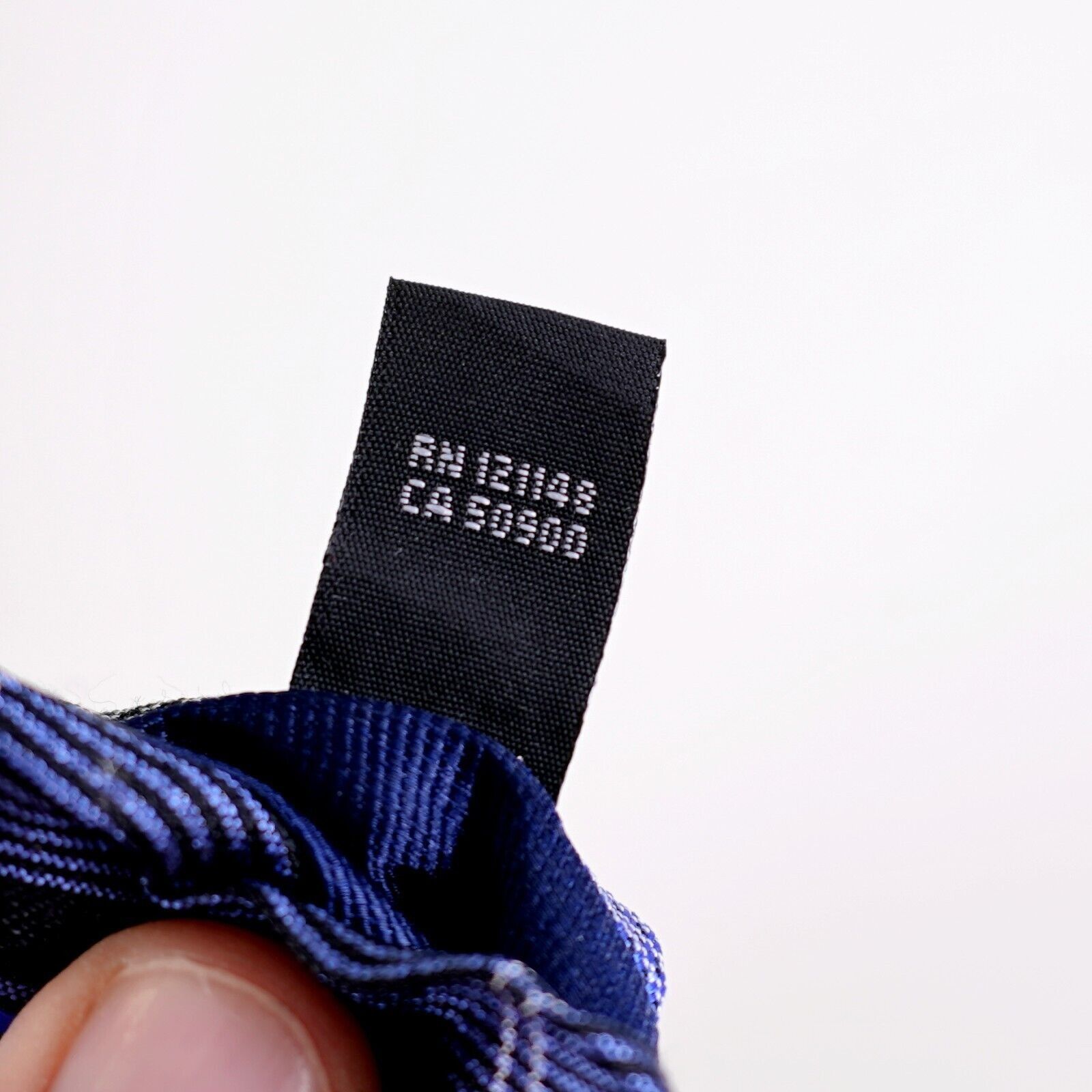 Michael Kors Michael Kors Blue Black Plaid Woven Silk Tie Size ONE SIZE - 5 Thumbnail