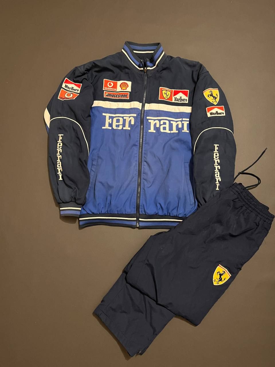 Ferrari × Marlboro × Vintage Ferrari Marlboro Racing Track Suit Michael Schumacher F1 Size US M / EU 48-50 / 2 - 1 Thumbnail
