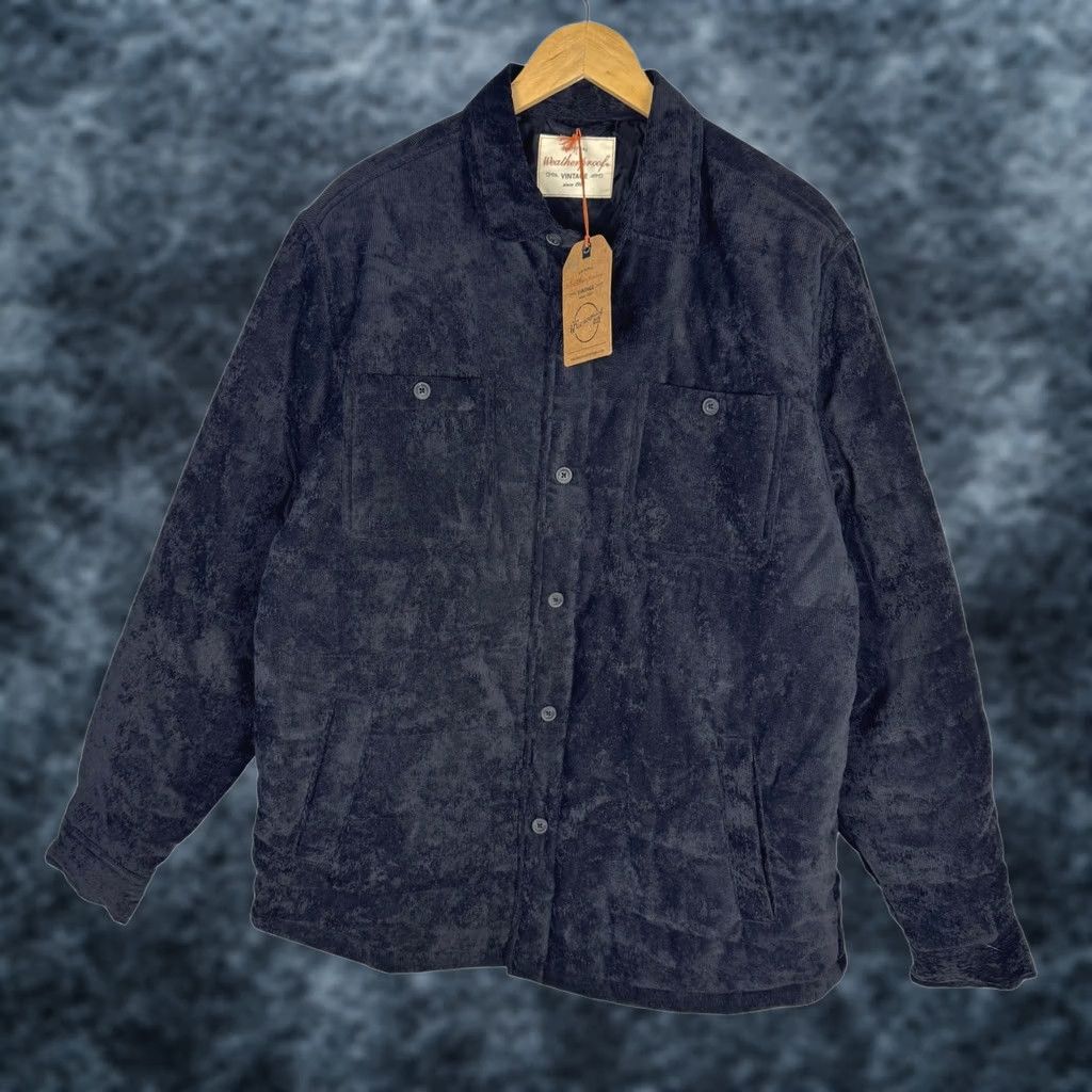 Weatherproof VINTAGE Weatherproof Jacket Black Corduroy Quilted Button-Front Large Mens Size US L / EU 52-54 / 3 - 1 Thumbnail