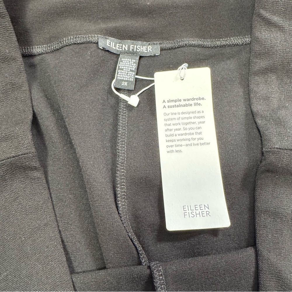 Eileen Fisher NWT New $168 Eileen Fisher High Waist Slim Ankle Pants Size Size 42" / US 20 - 7 Thumbnail