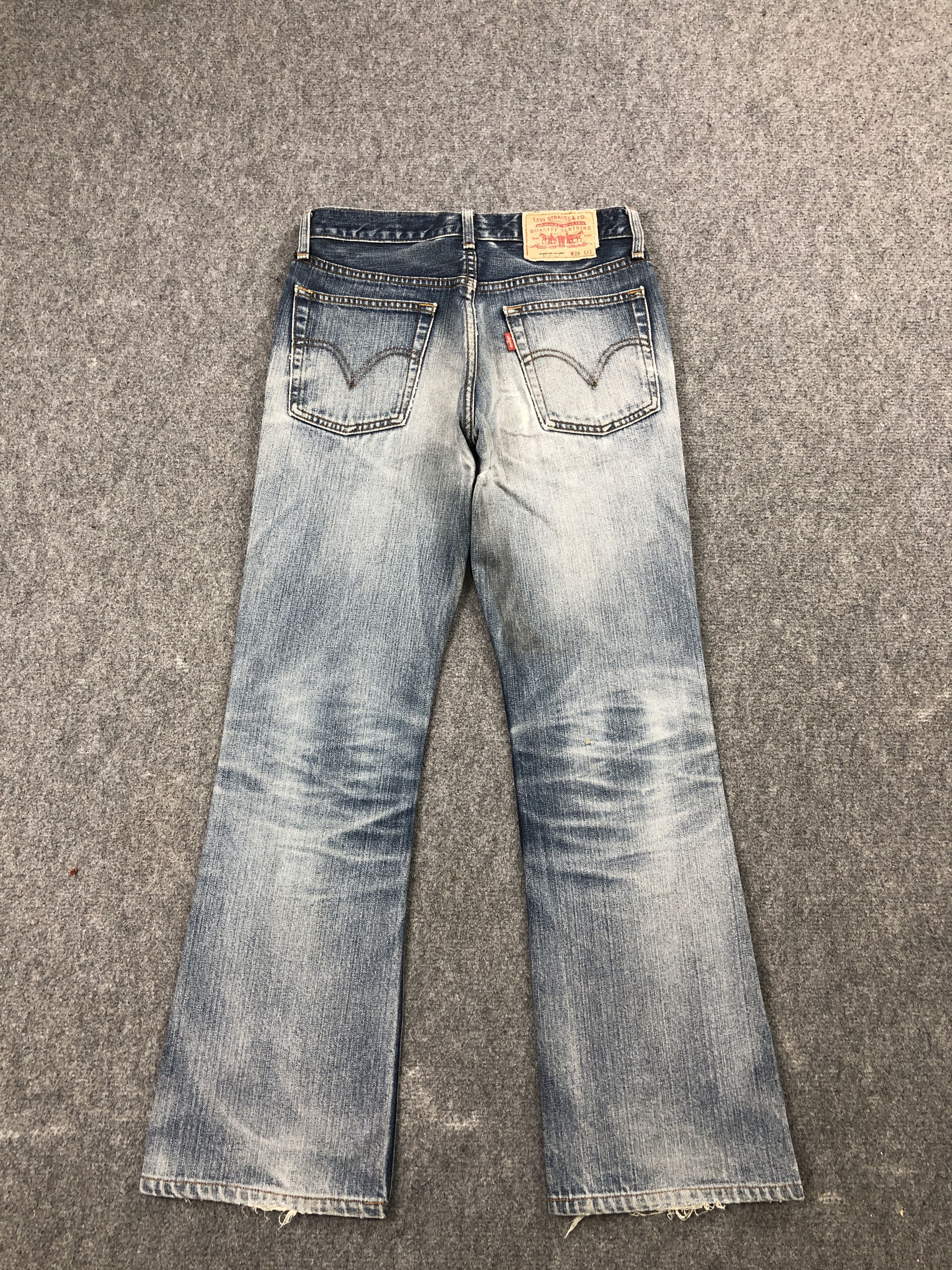Levi's Vintage Levis 517 Flared Bootcut Bell Bottom Jeans DP2459 Size US 27 - 3 Thumbnail
