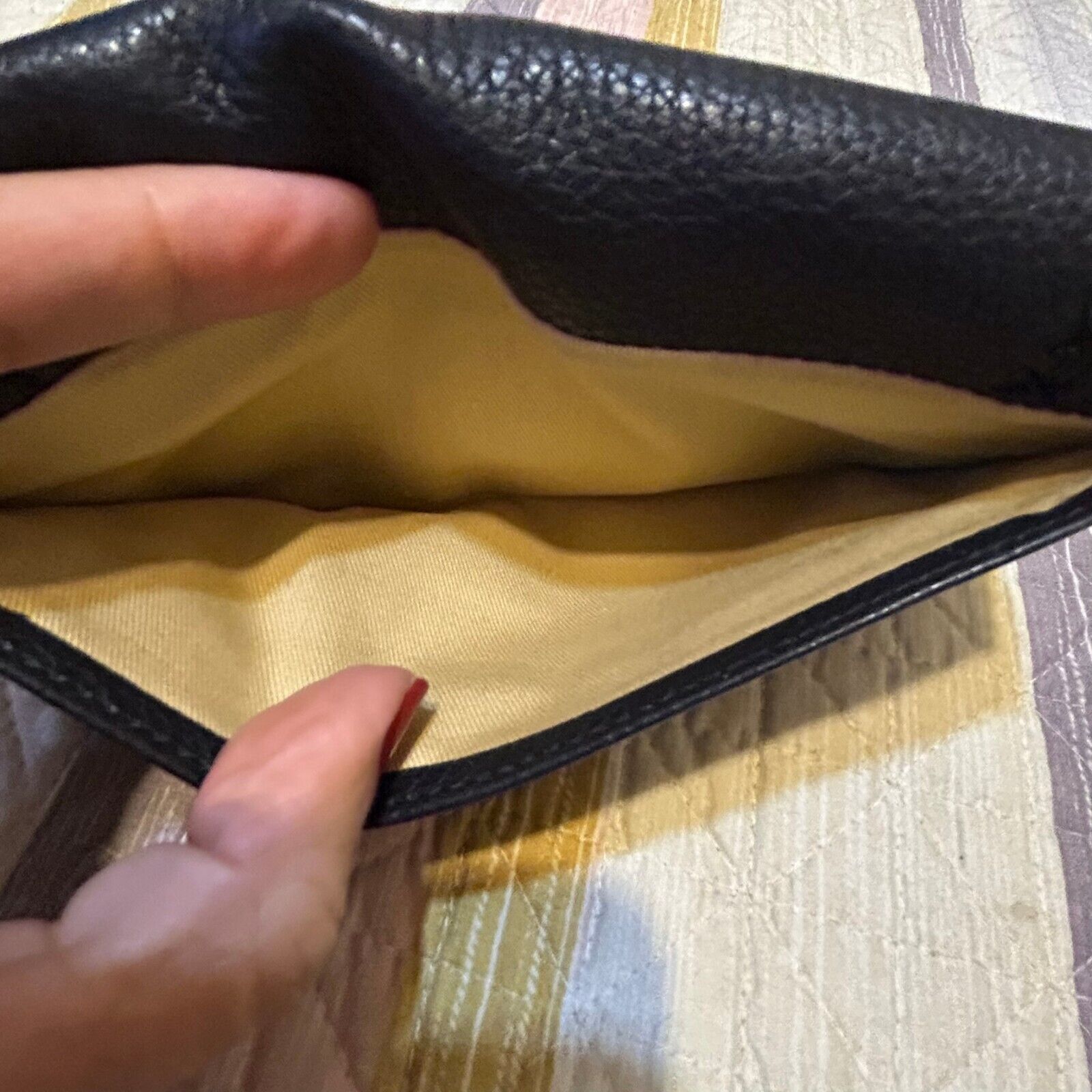Kansai Yamamoto Kansai Yamamoto Femme Bifold Wallet Black Leather 8x4.5" Size ONE SIZE - 11 Thumbnail