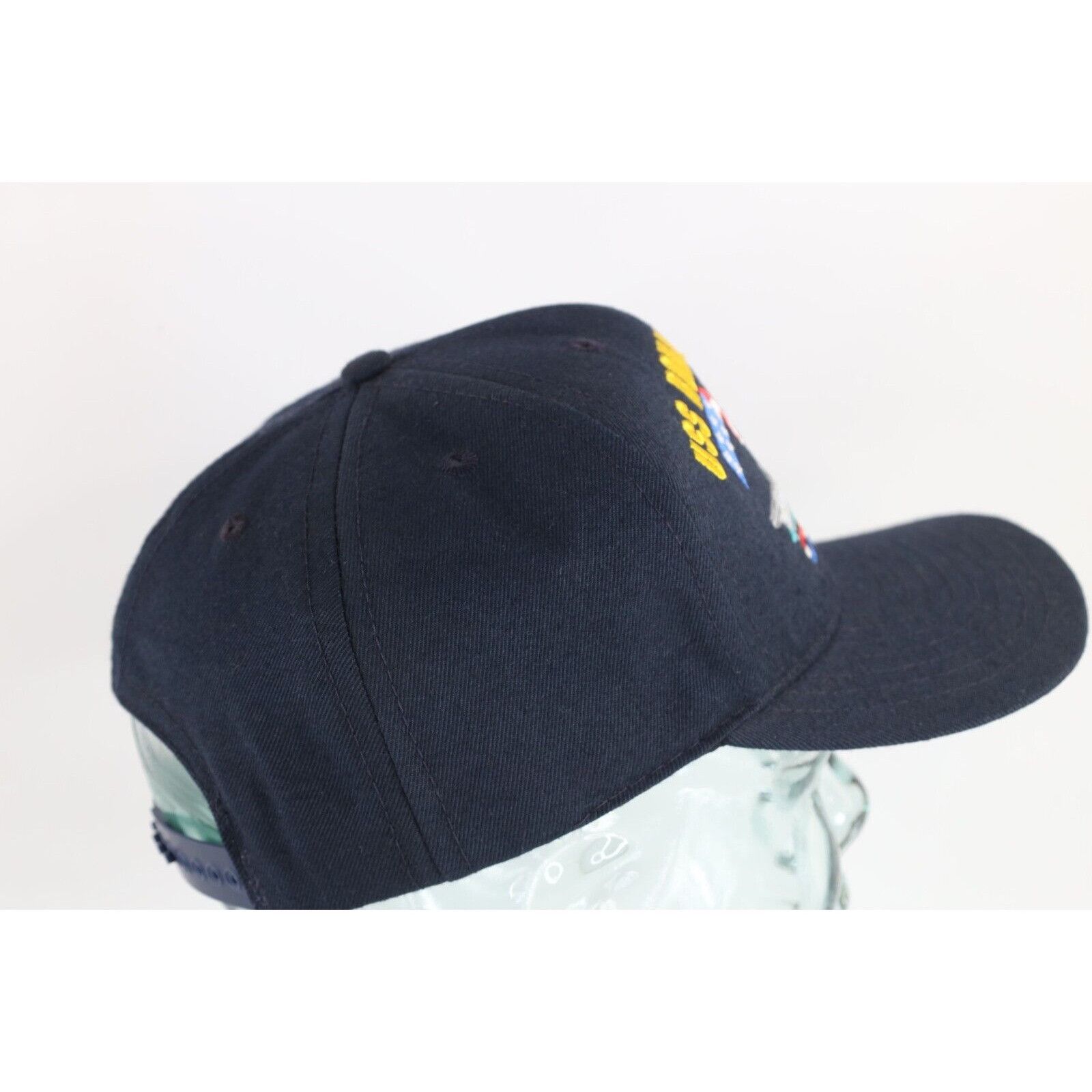 Vintage Vintage 90s Spell Out USS Ronald Reagan CVN 76 Ship Hat Size ONE SIZE - 6 Thumbnail