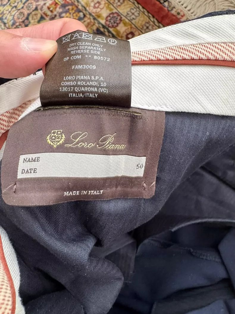 Loro Piana LORO PIANA size50 Wool trousers Size 50L - 4 Thumbnail