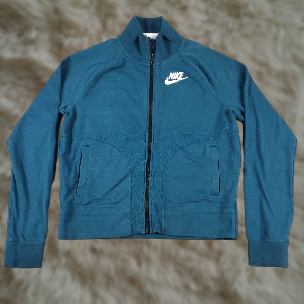 Nike Nike Track Jacket Womens Medium Blue Full Zip Activewear Size M / US 6-8 / IT 42-44 - 1 Thumbnail