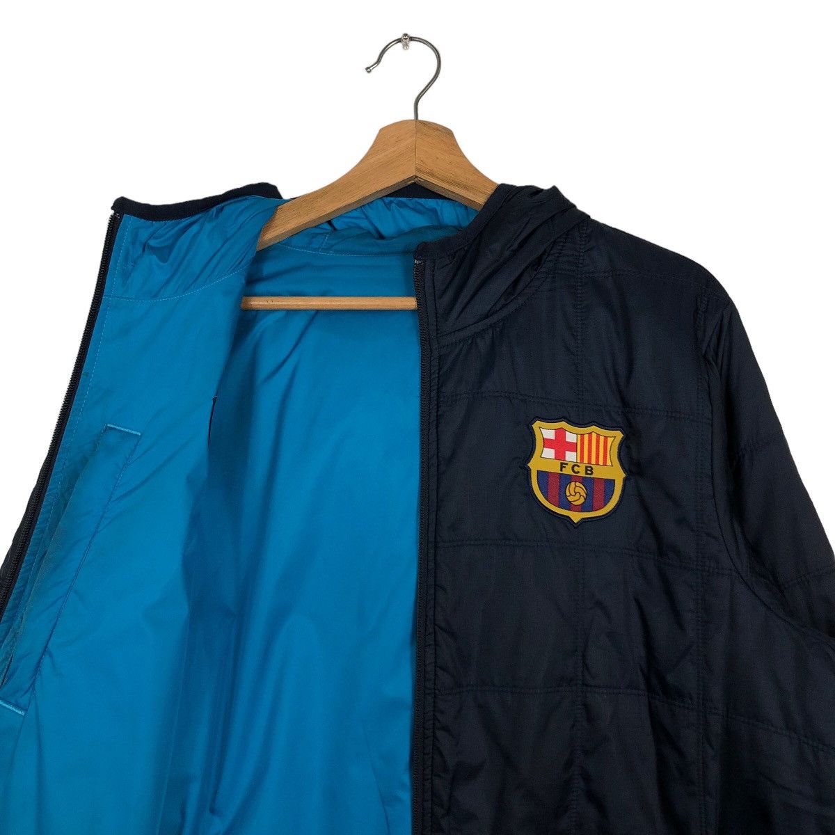 Nike 🔥90’s Vintage Reversible Jacket Nike Barcelona Size US M / EU 48-50 / 2 - 11 Thumbnail