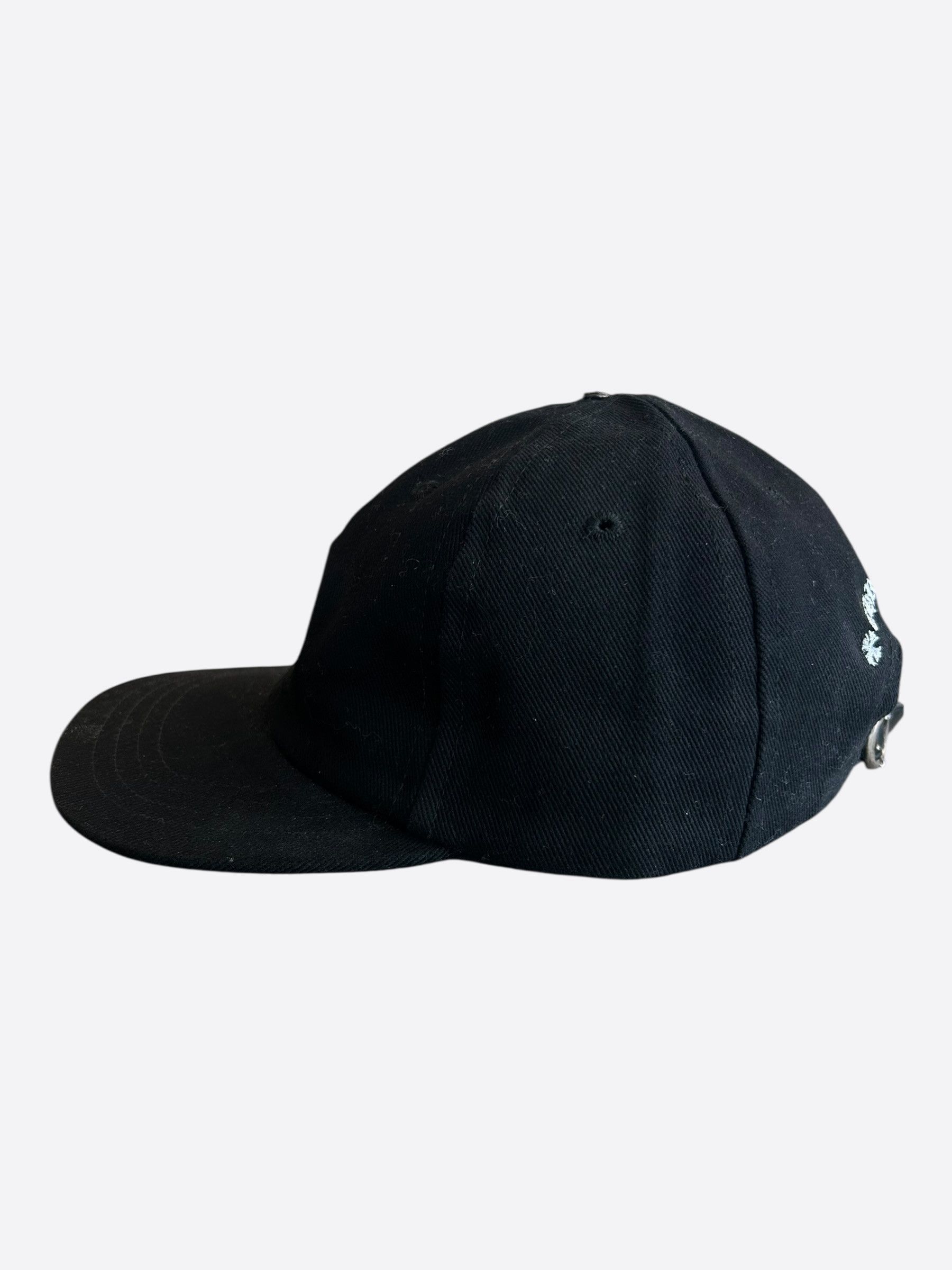 Chrome Hearts Chrome Hearts Matty Boy Black Embroidered Chomper Hat Size ONE SIZE - 4 Thumbnail