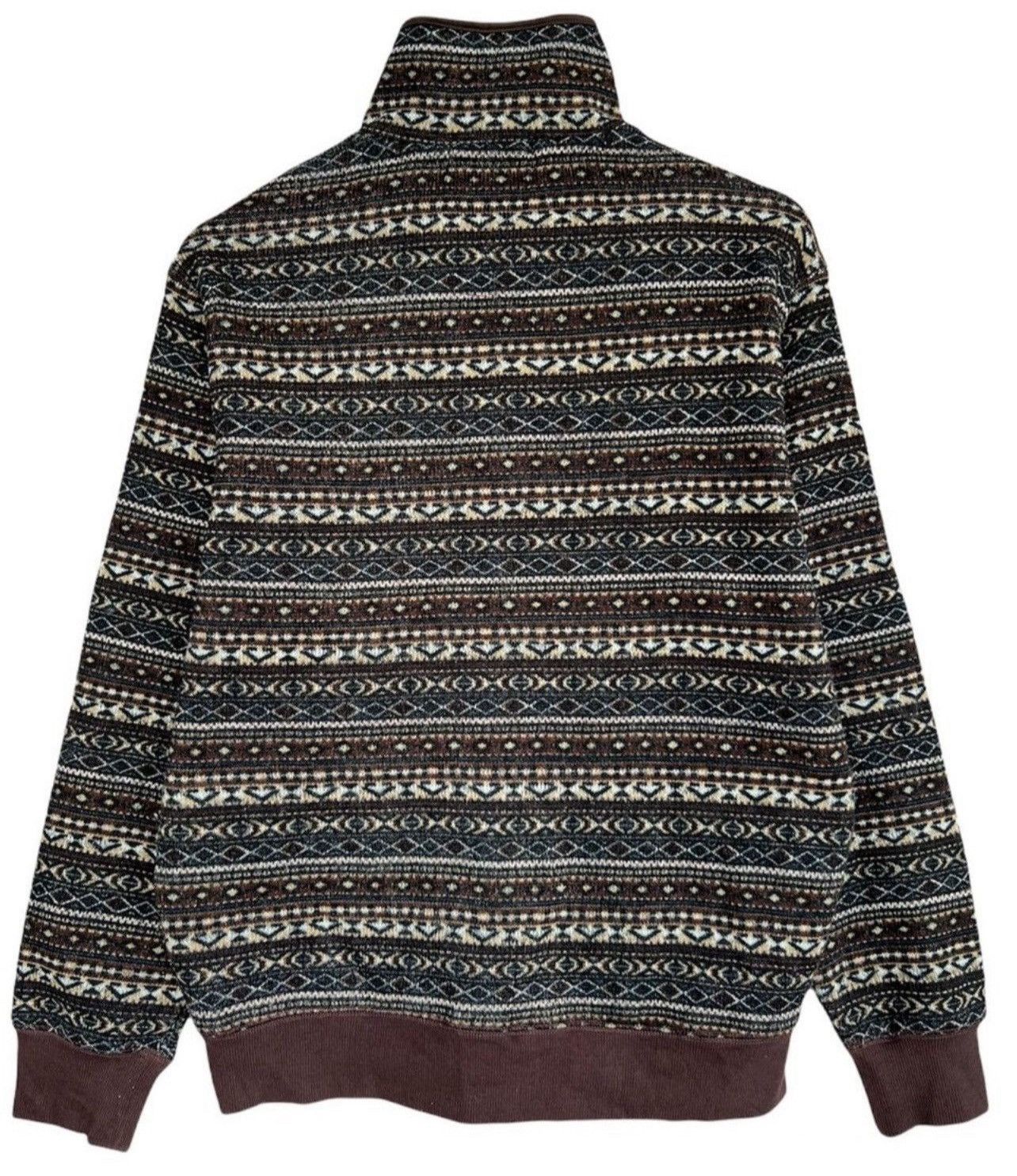 Chaps Ralph Lauren Vintage Chaps Ralph Lauren Half Zipper Brown Sweatshirt Size US L / EU 52-54 / 3 - 2 Thumbnail
