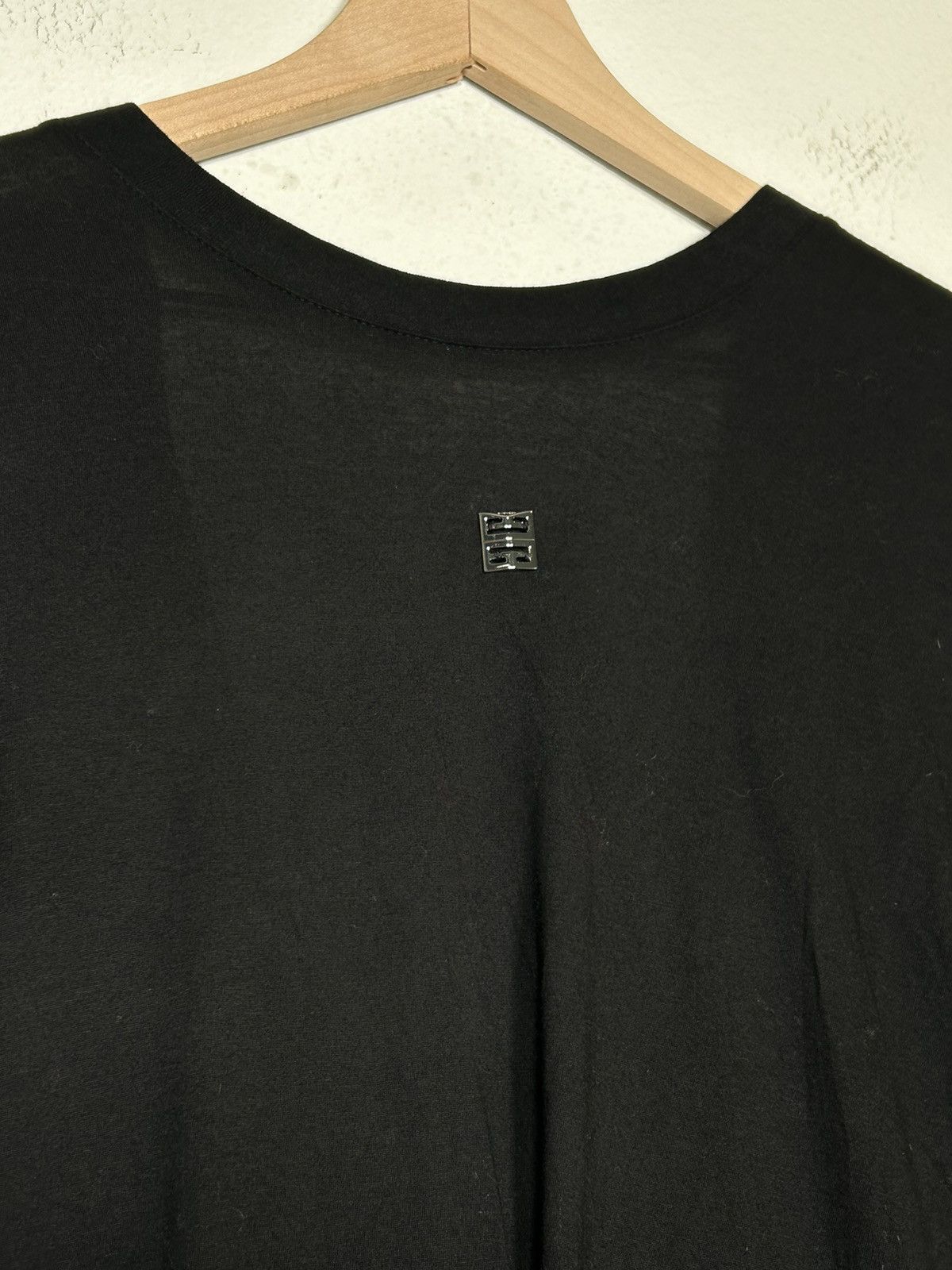 Givenchy NWT! SS24 Drape Crossover V-Neck Tee Size US XS / EU 42 / 0 - 5 Thumbnail