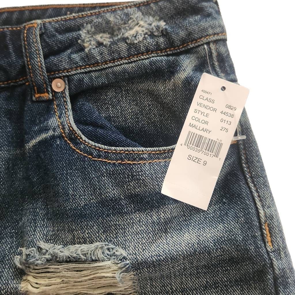 Bullhead Denim Co. Bullhead Denim Women's Size 9 Mallary Blue Mom Shorts Size 30" / US 8 / IT 44 - 6 Thumbnail