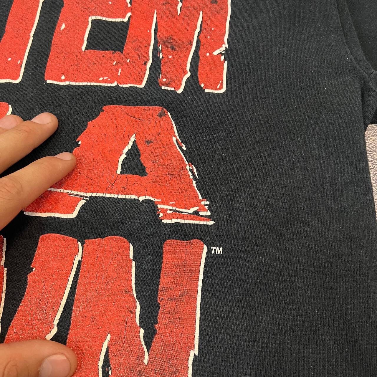 Vintage Vintage 90s Cotton System Of a Down Big Logo Black T-Shirt Size US L / EU 52-54 / 3 - 10 Thumbnail