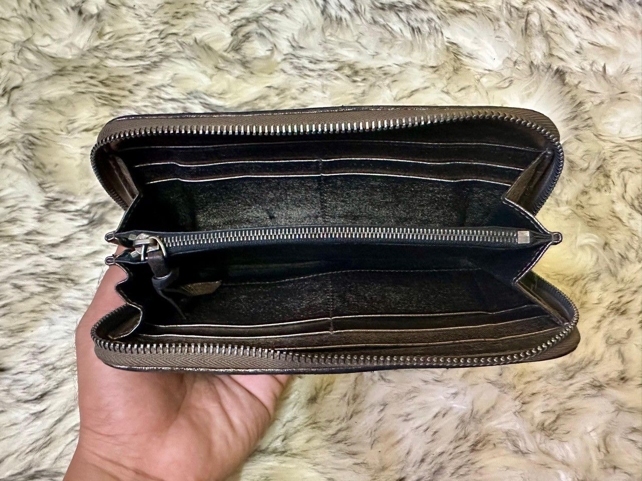 Bottega Veneta Authentic Bottega Veneta Intrecciato Zip Around Wallet Size ONE SIZE - 9 Thumbnail