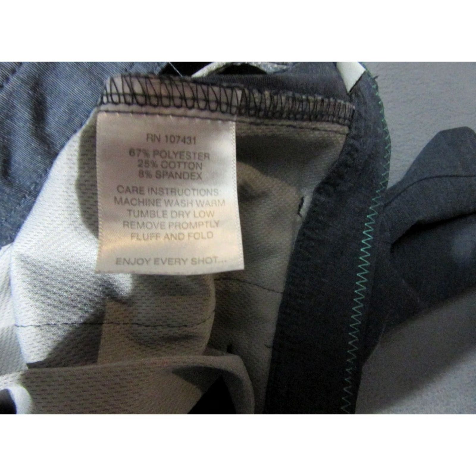 Vintage Linksoul Pants Mens Gray 34 Straight Leg Stretch Golf Activewear Casual Size US 34 / EU 50 - 7 Thumbnail