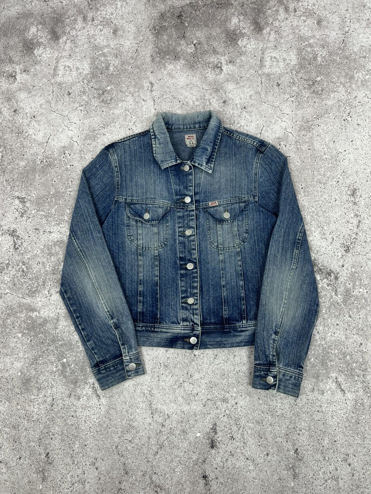 Miss Sixty Miss Sixty Women's Denim Jacket Blue Y2K Size L / US 10 / IT 46 - 1 Thumbnail