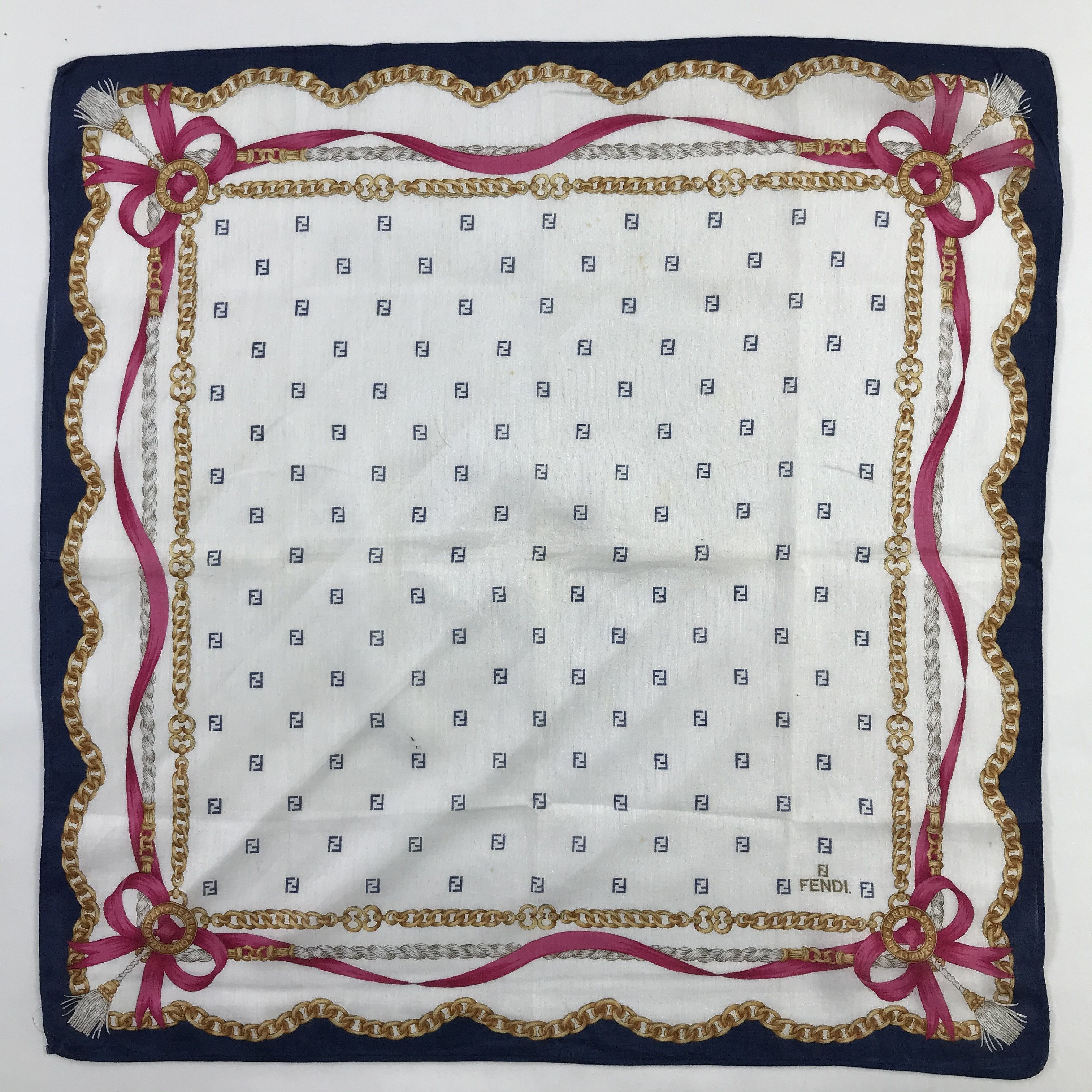 Vintage Vintage Fendi Bandana / Handkerchief / Neckerchief - S705 Size ONE SIZE - 1 Thumbnail