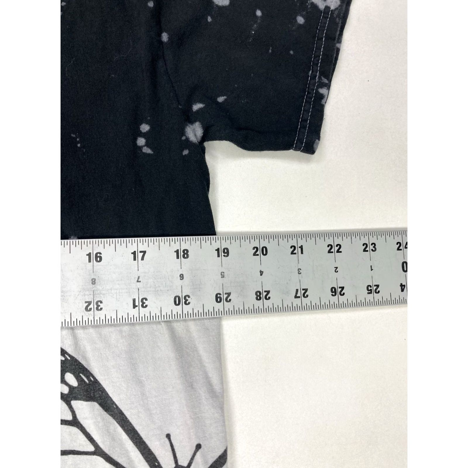 Ripple Junction Ripple Butterfly Graphic T-shirt Women Medium Black Gray Tie Dye Size M / US 6-8 / IT 42-44 - 5 Thumbnail