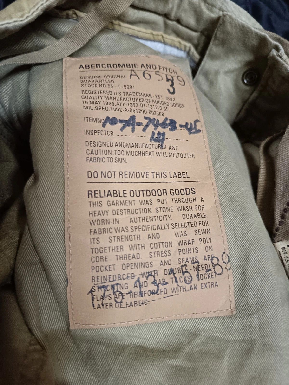 Abercrombie & Fitch Abercrombie & Fitch Paratrooper Vintage Cargo Pants Pants Size US 33 - 7 Thumbnail