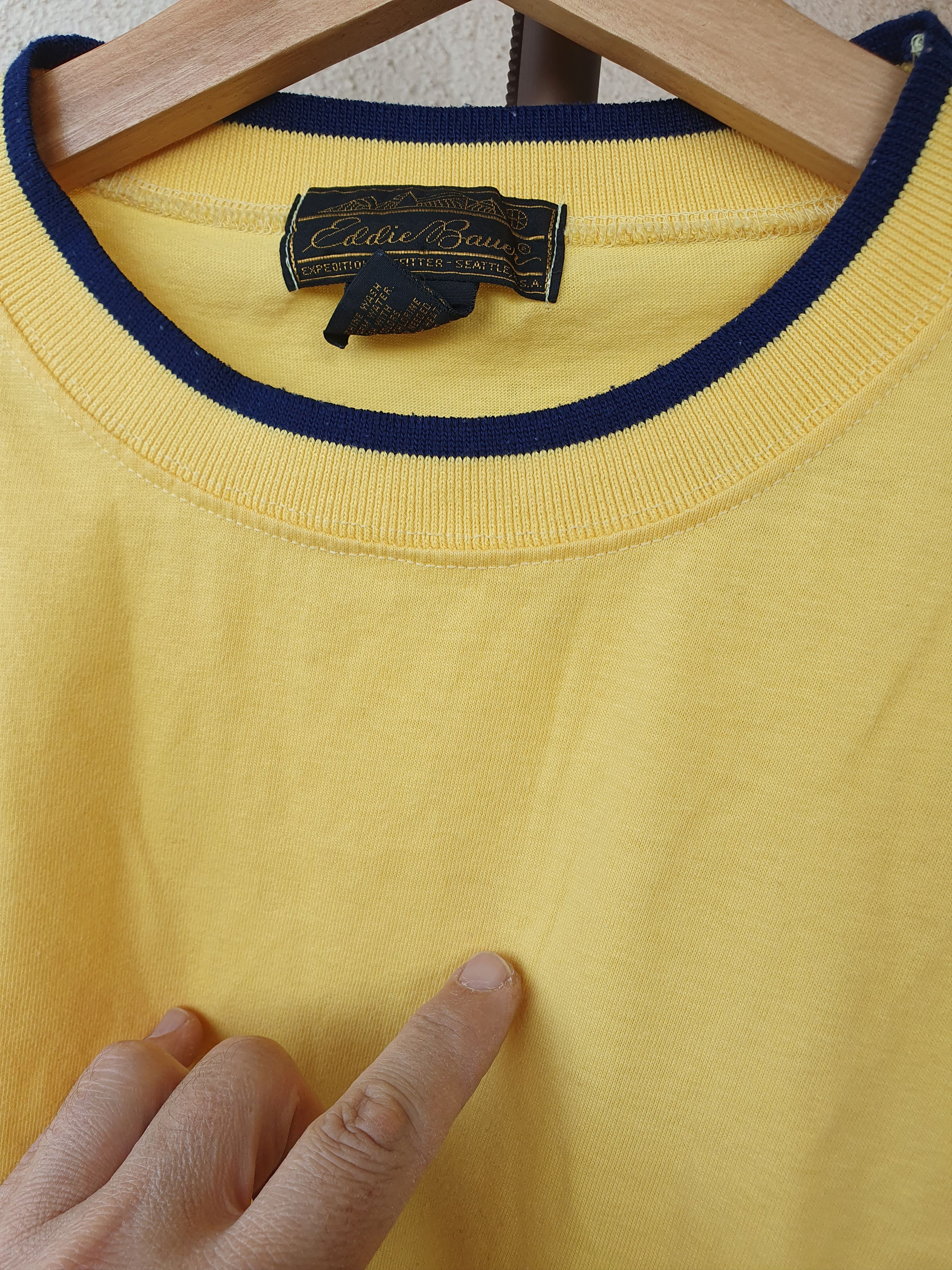 Eddie Bauer × Vintage Eddie Bauer Vintage pocket t-shirt Made in USA sz L Size US L / EU 52-54 / 3 - 6 Thumbnail