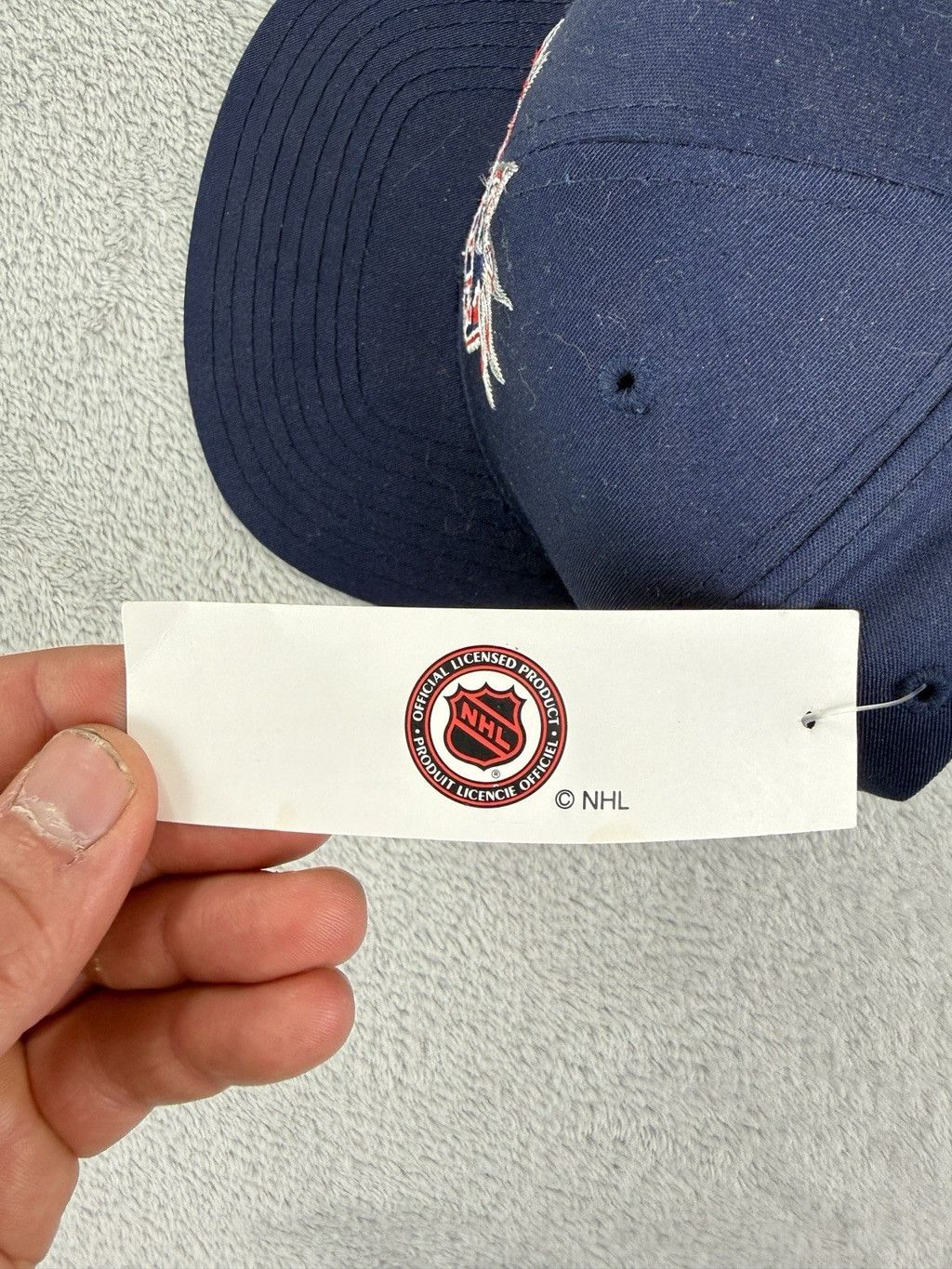 American Needle Vintage American Needle 90s New York Rangers Blue Snapback Size ONE SIZE - 8 Thumbnail