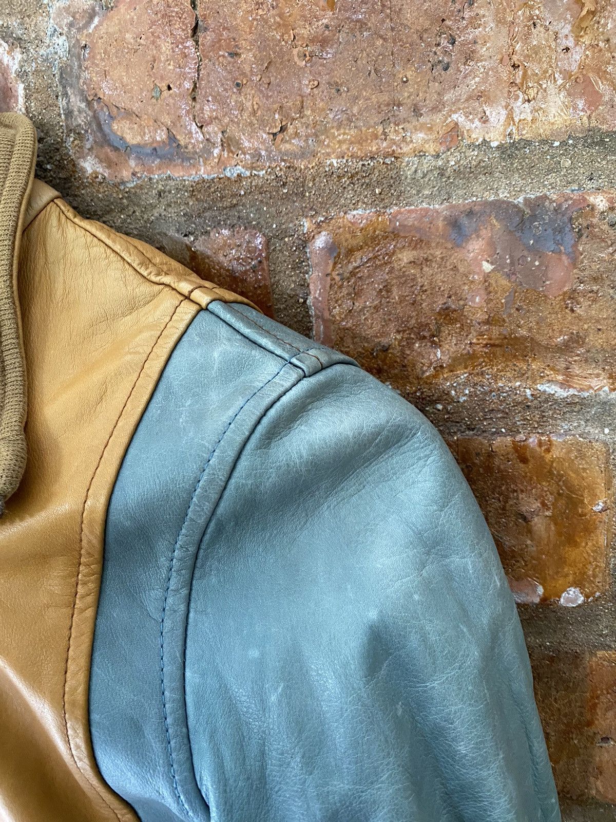 Ekam 2000s Shama x Studious Leather Paneled color block Jacket Size M / US 6-8 / IT 42-44 - 11 Thumbnail
