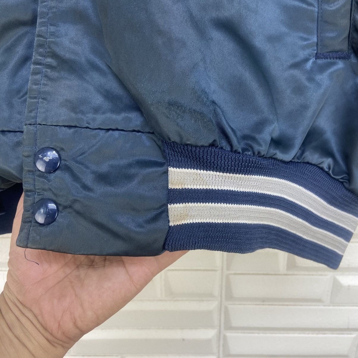 NFL Vintage NFL Cowboys by Chalk Line Big Logo Jacket Size US XL / EU 56 / 4 - 8 Thumbnail