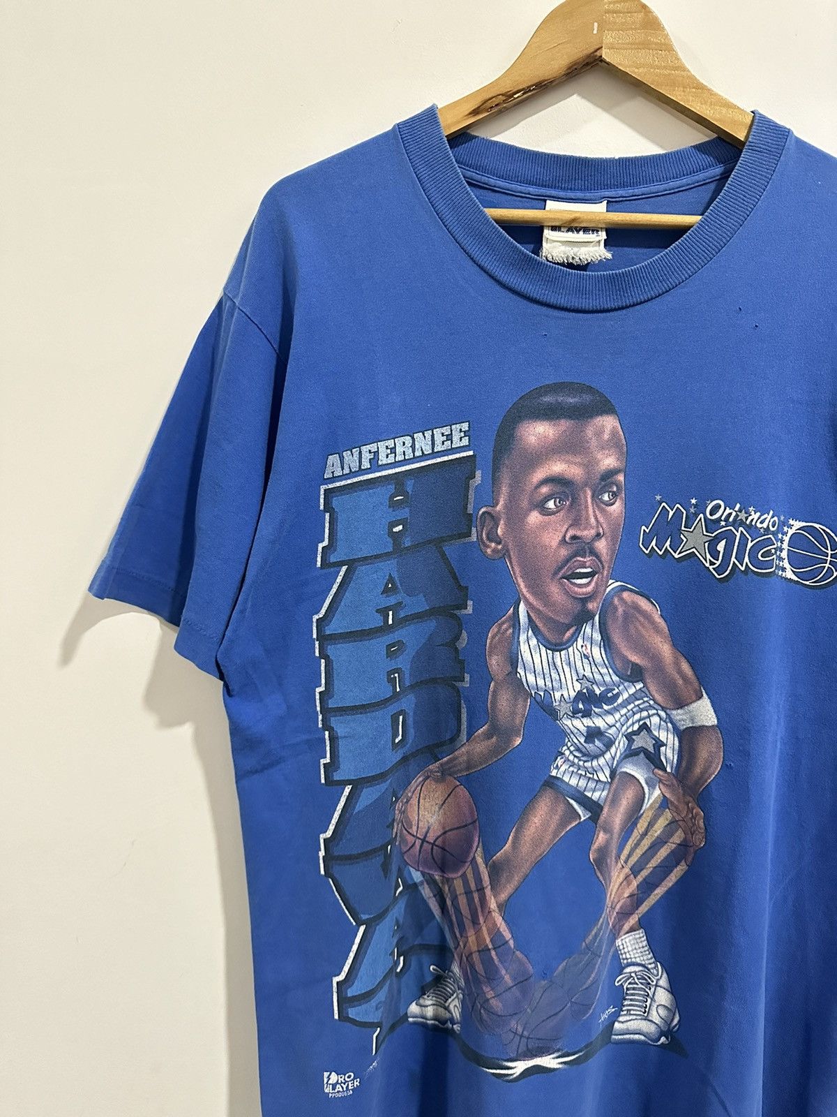 NBA × Rap Tees × Vintage Vintage 90’s NBA Anfernee Penny Hardway Orlando Magic Raptee Size US L / EU 52-54 / 3 - 1 Thumbnail
