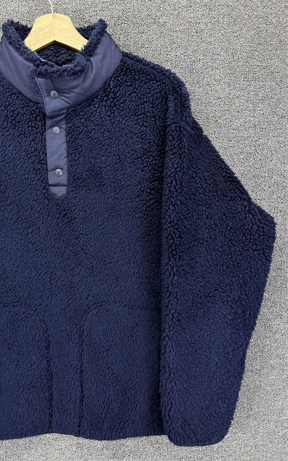Uniqlo × White Mountaineering White Mountaineering Fleece Snap-T Button Up Sweatshirt Size US L / EU 52-54 / 3 - 3 Thumbnail