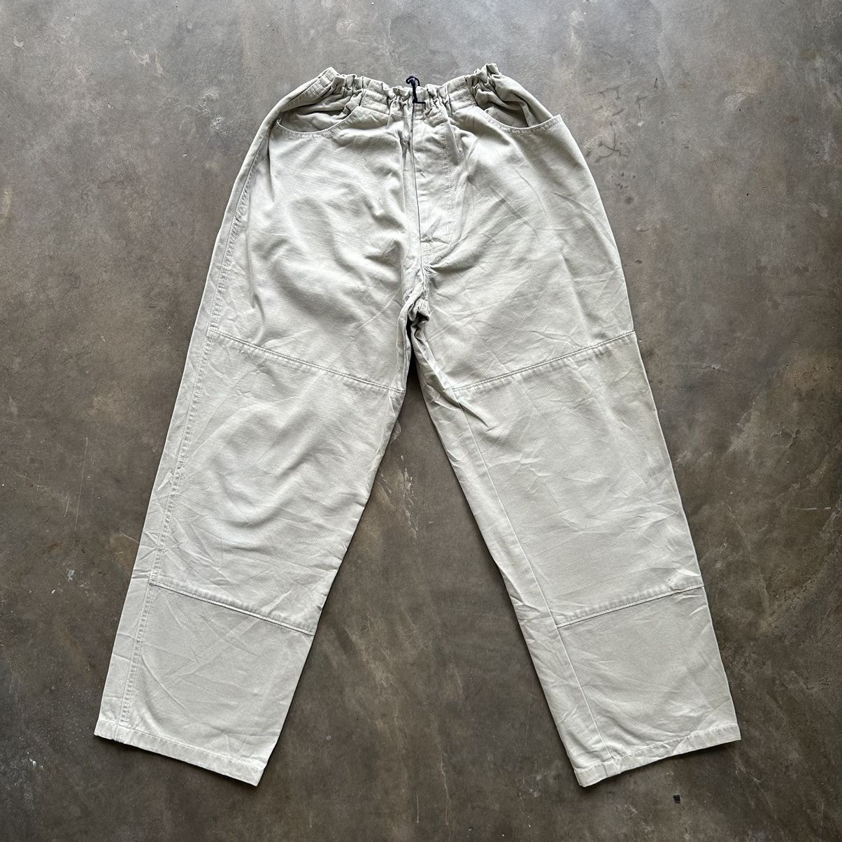 Japanese Brand Vintage Japanese Japan Belt Casual Baggy Distressed Pants Size US 33 - 1 Thumbnail