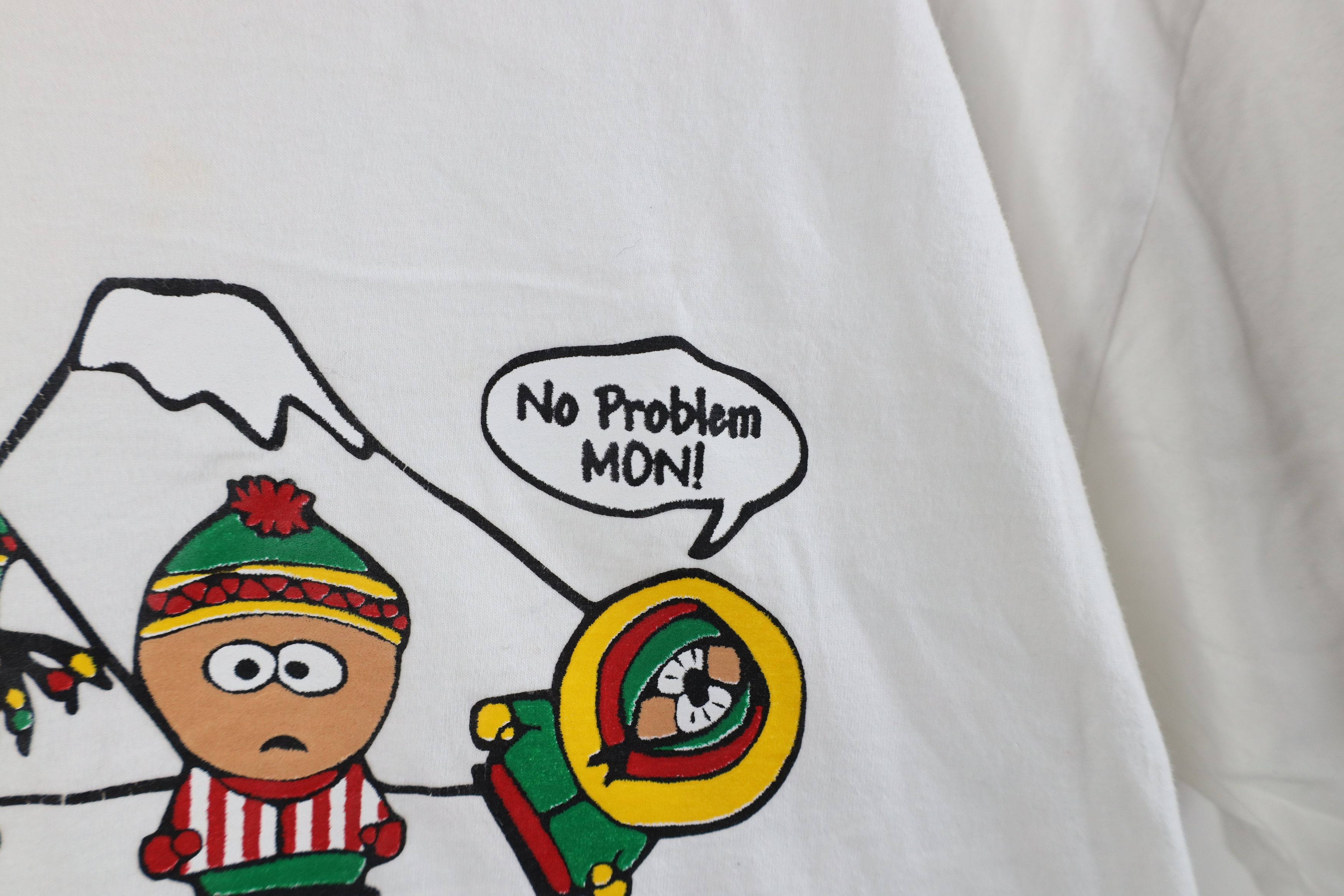 Vintage Vintage 90s Y2K South Park Rasta Park Short Sleeve T-Shirt Size US L / EU 52-54 / 3 - 6 Thumbnail